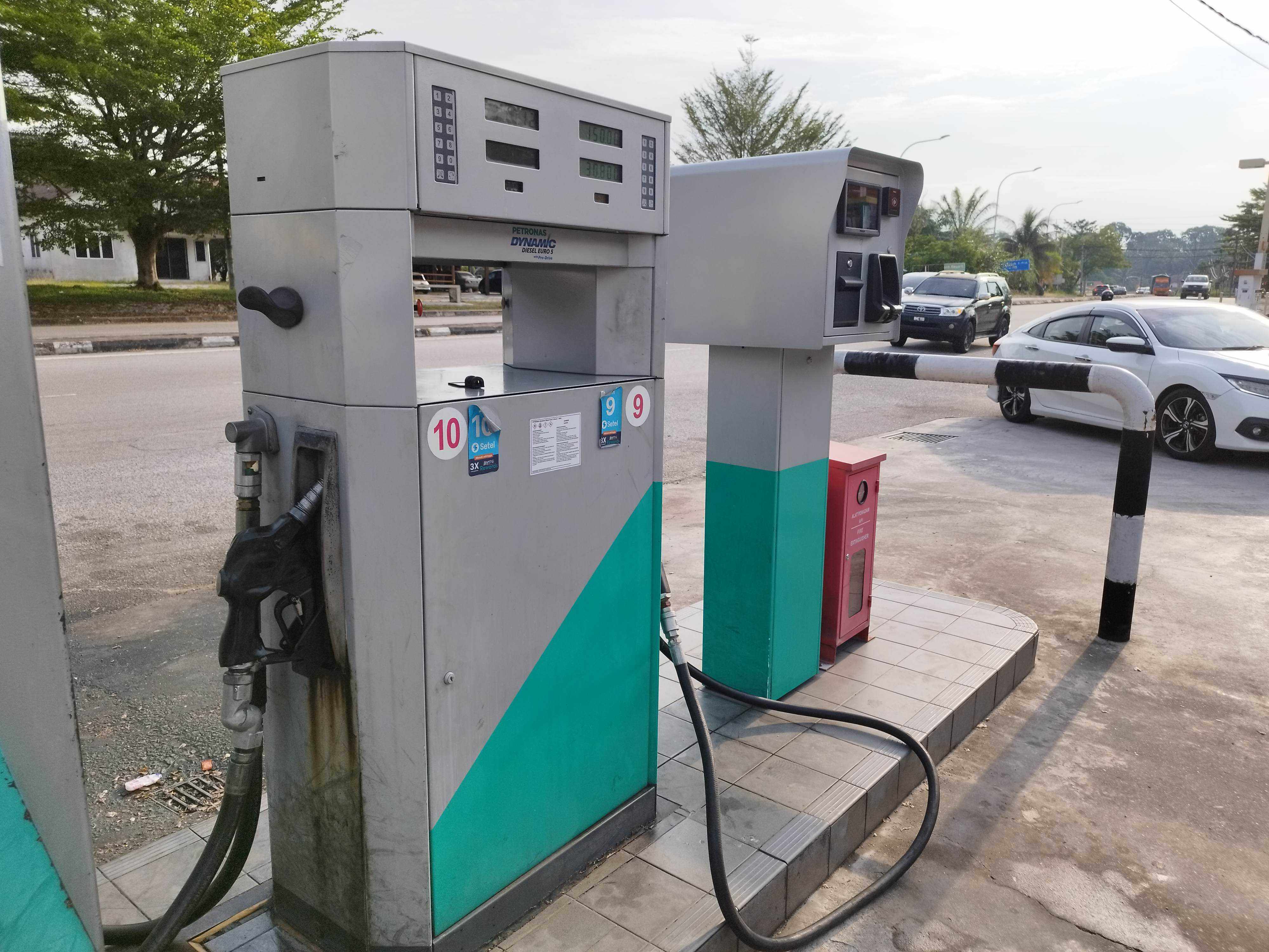 A diesel pump in a Petronas station in the Malaysian state of Perak. Photo: Ivy Ong