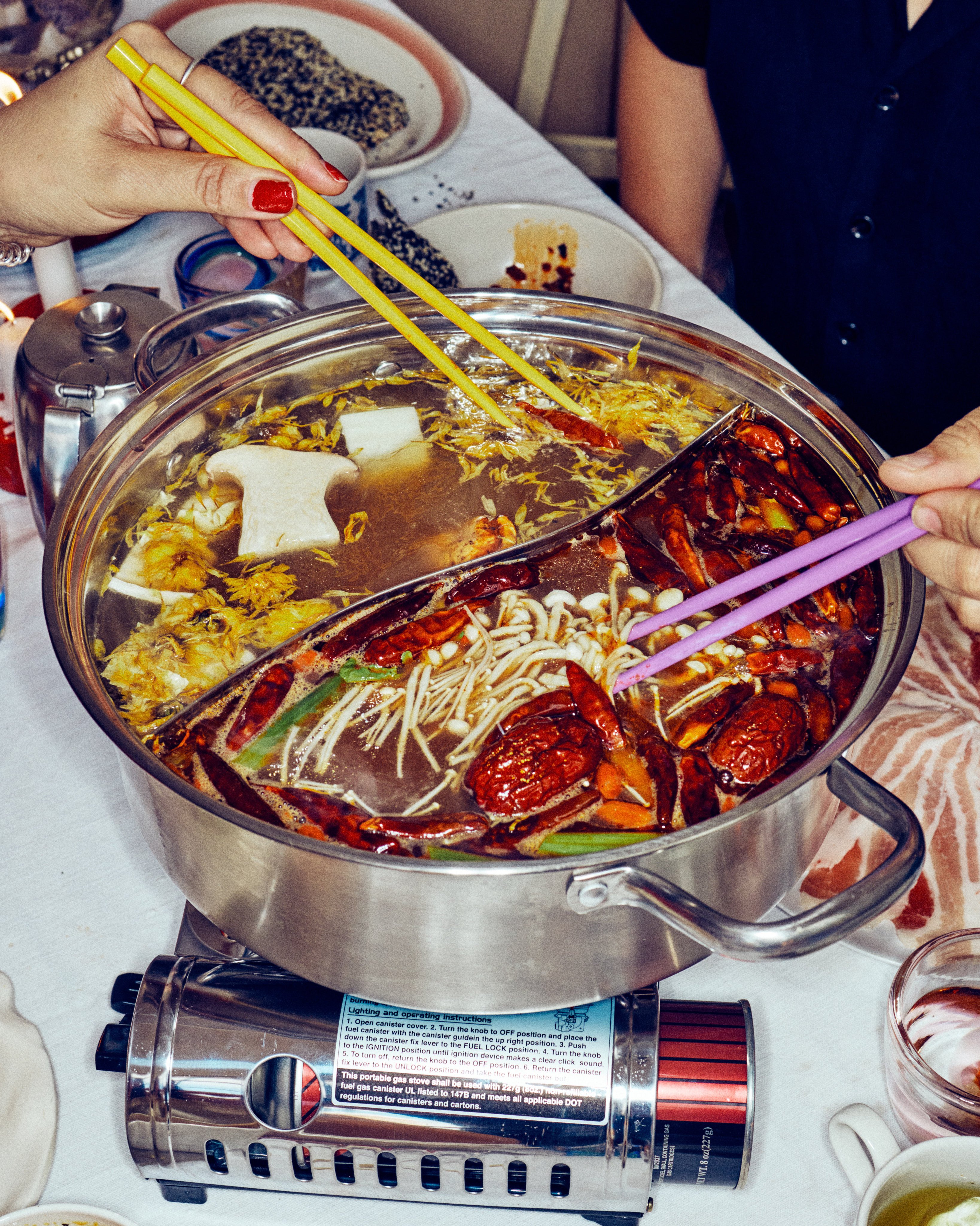 Natasha Pickowicz views East Asian hotpot as “both a meal and a celebration”. Photo: Alex Lau