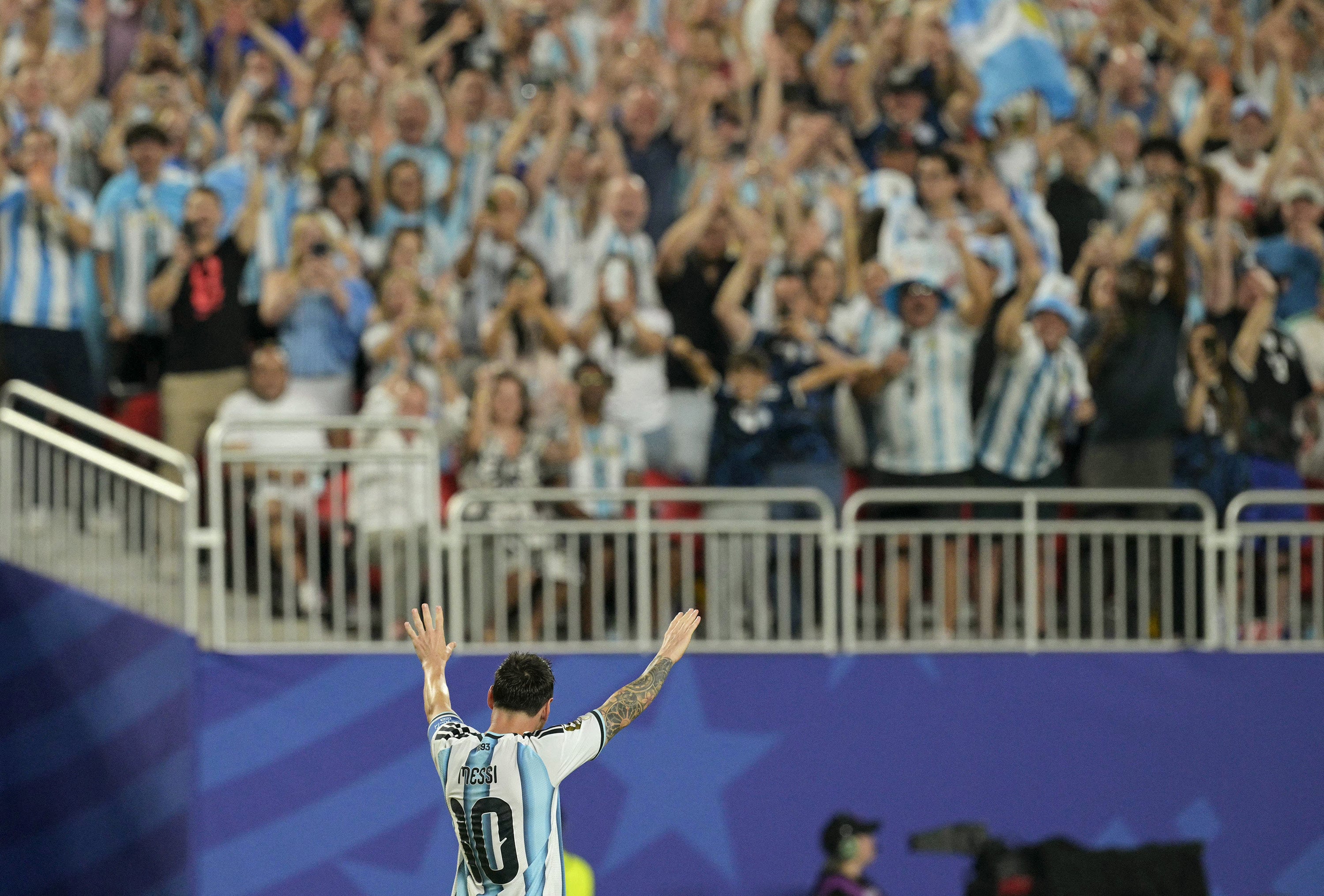 Lionel Messi, who turns 39 on Wednesday, equalled Miroslav Klose’s all-time mark of 16 World Cup goals in the last match against Algeria. Photo: AFP