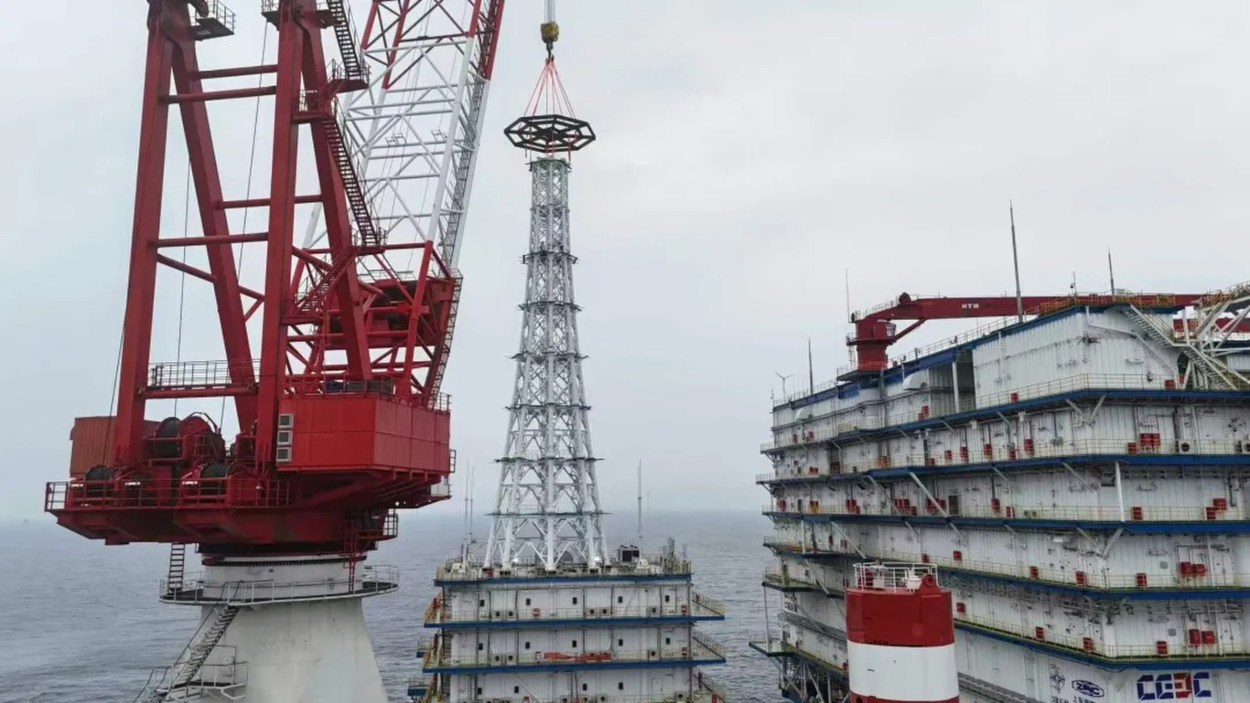 The tower is designed to collect more detailed data about atmospheric conditions. Photo: Handout