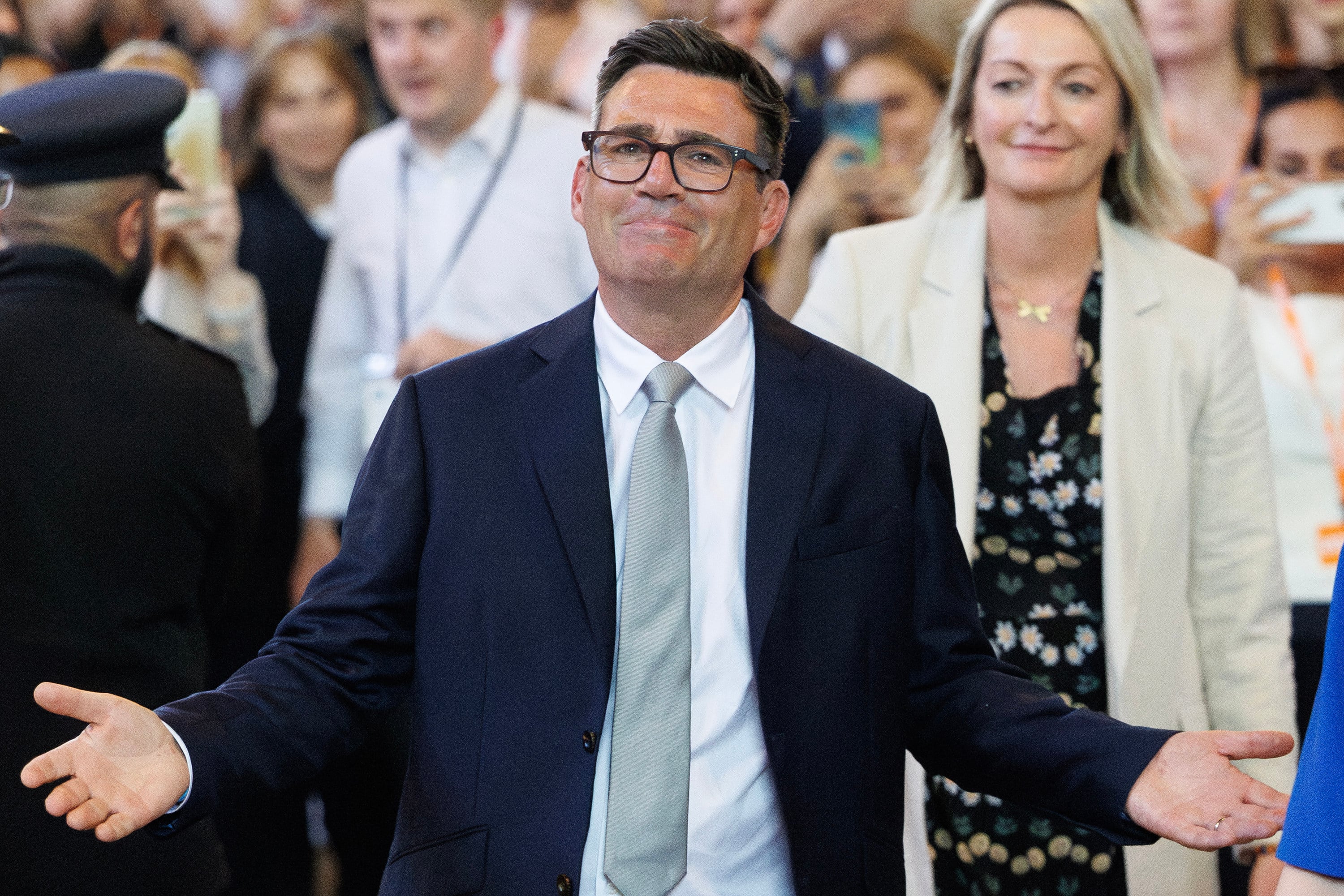 Andy Burnham after his swearing-in on Monday. Photo: Getty Images