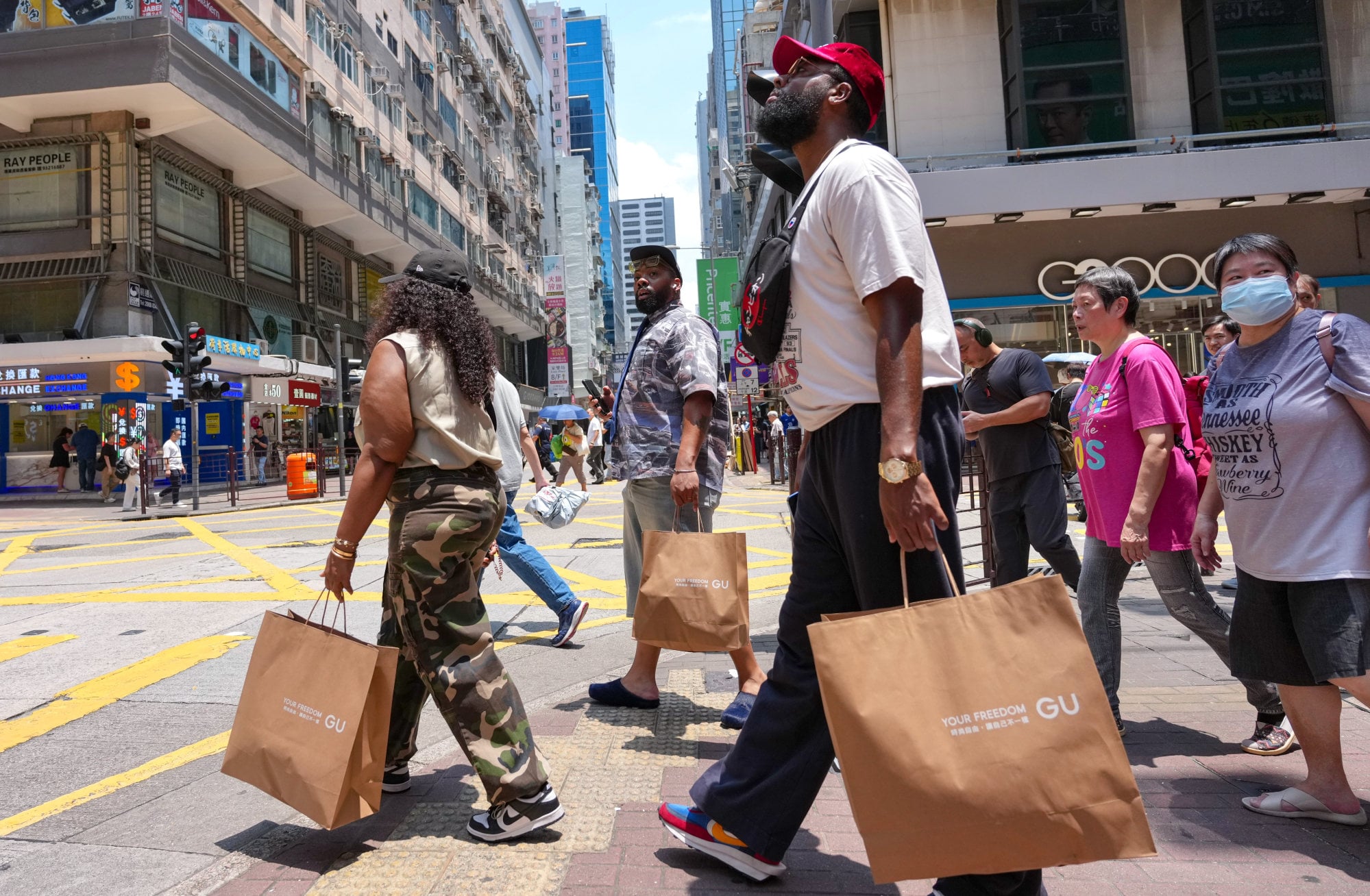 Shoppers walk through Mong Kok. Law has said operators need to rediscover the creativity and entrepreneurial spirit that once helped establish Hong Kong as one of Asia’s leading tourism destinations. Photo: Karma Lo