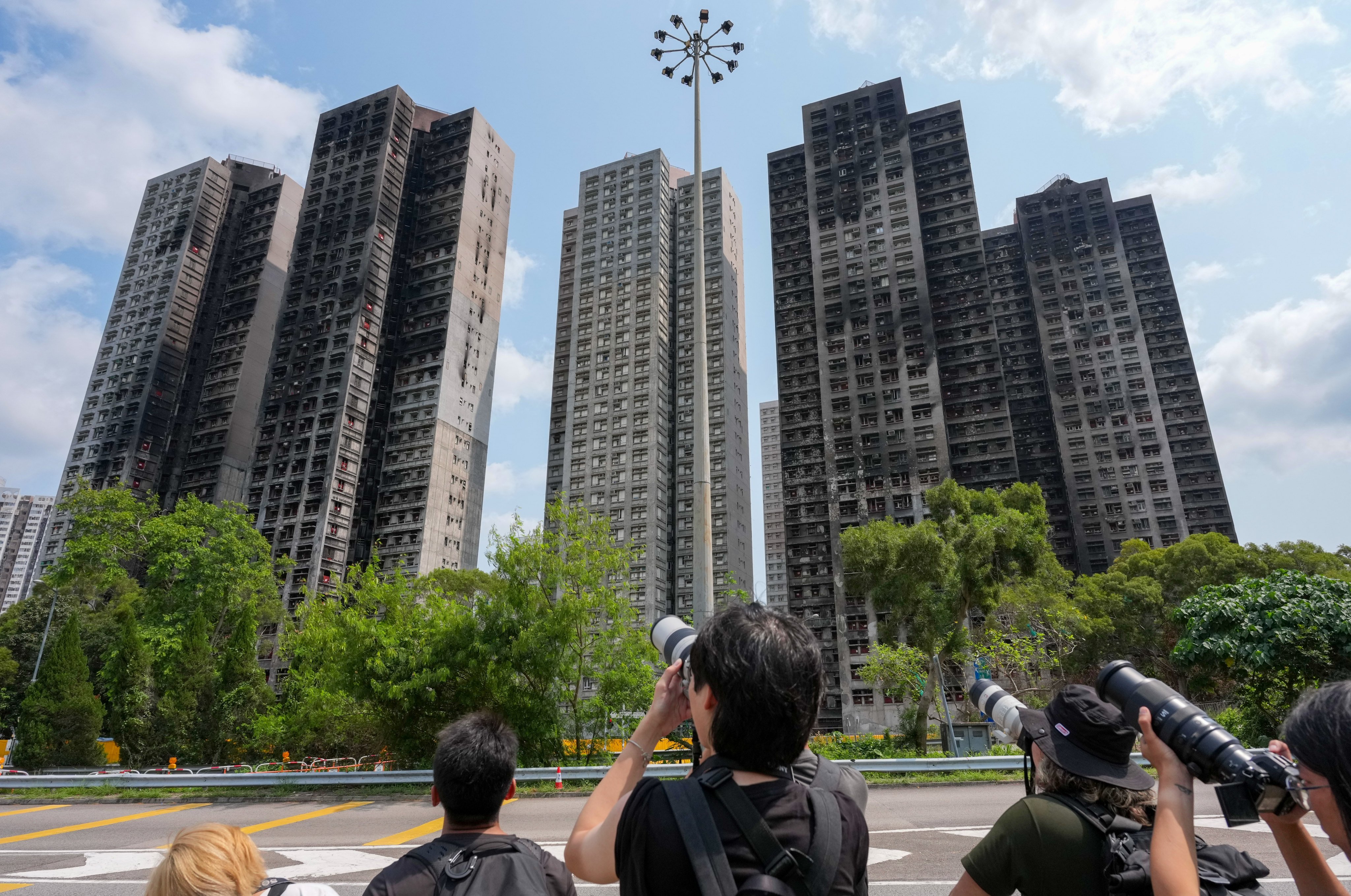 Judge-led panel to hear expert evidence on the deadly Wang Fuk Court fire, which spread rapidly through the Tai Po estate. Photo: Karma Lo