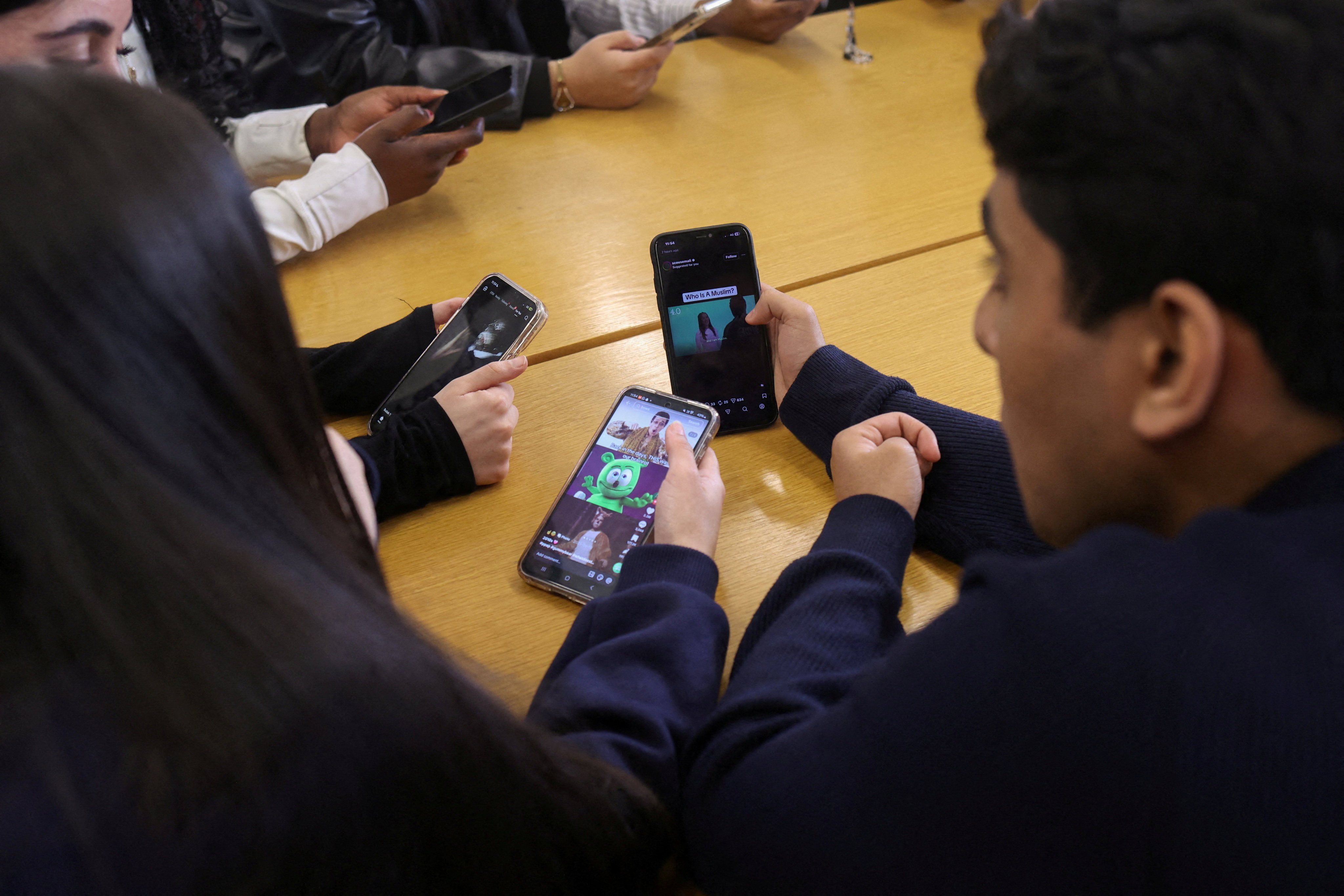 Students reveal their bold ideas for tech bans, hoping they would protect creativity and boost real-world connections. Photo: Reuters