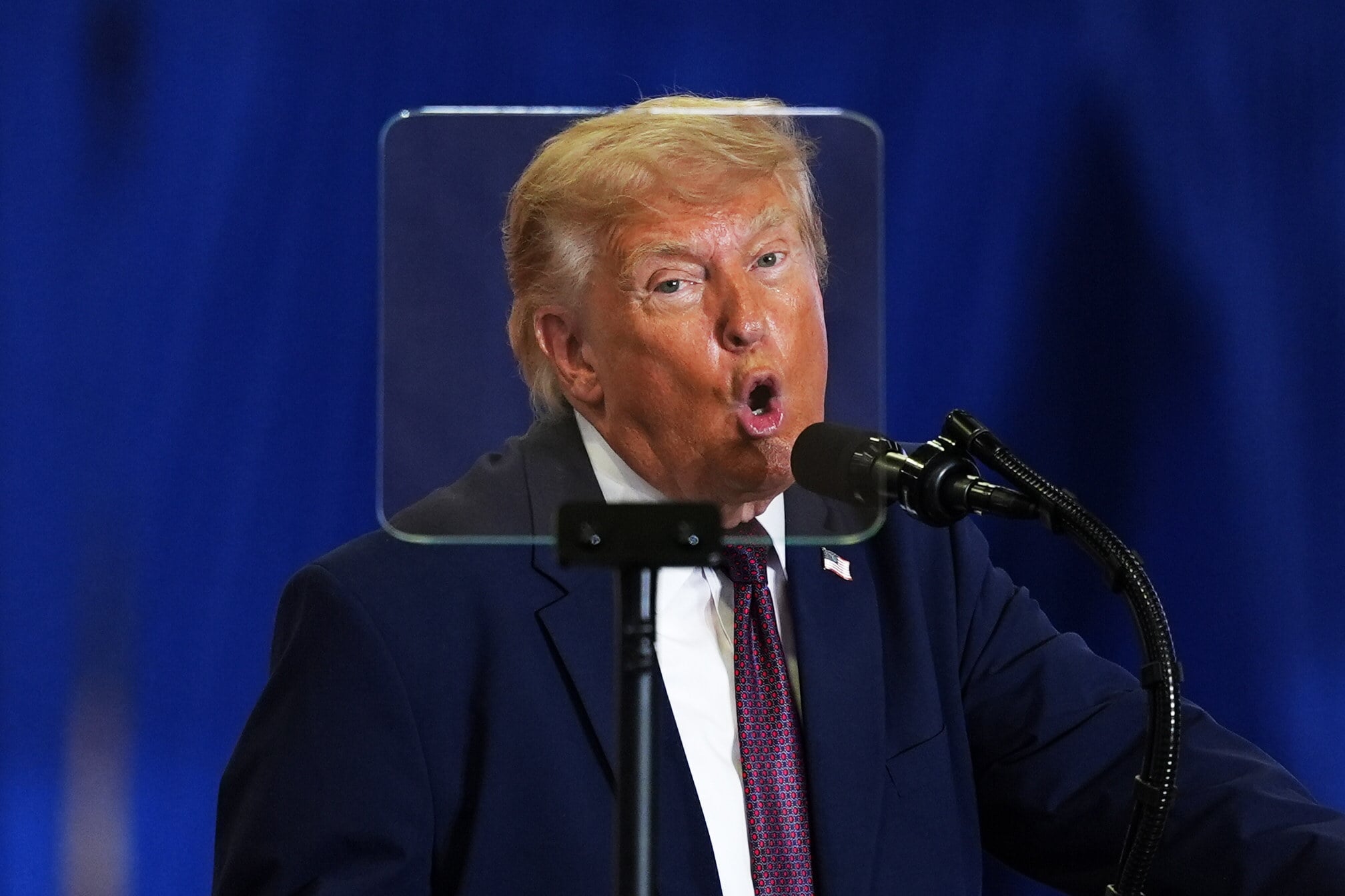 US President Donald Trump claimed in a social media post on Tuesday that Iran had agreed to nuclear inspections into 'infinity'. Photo: AP