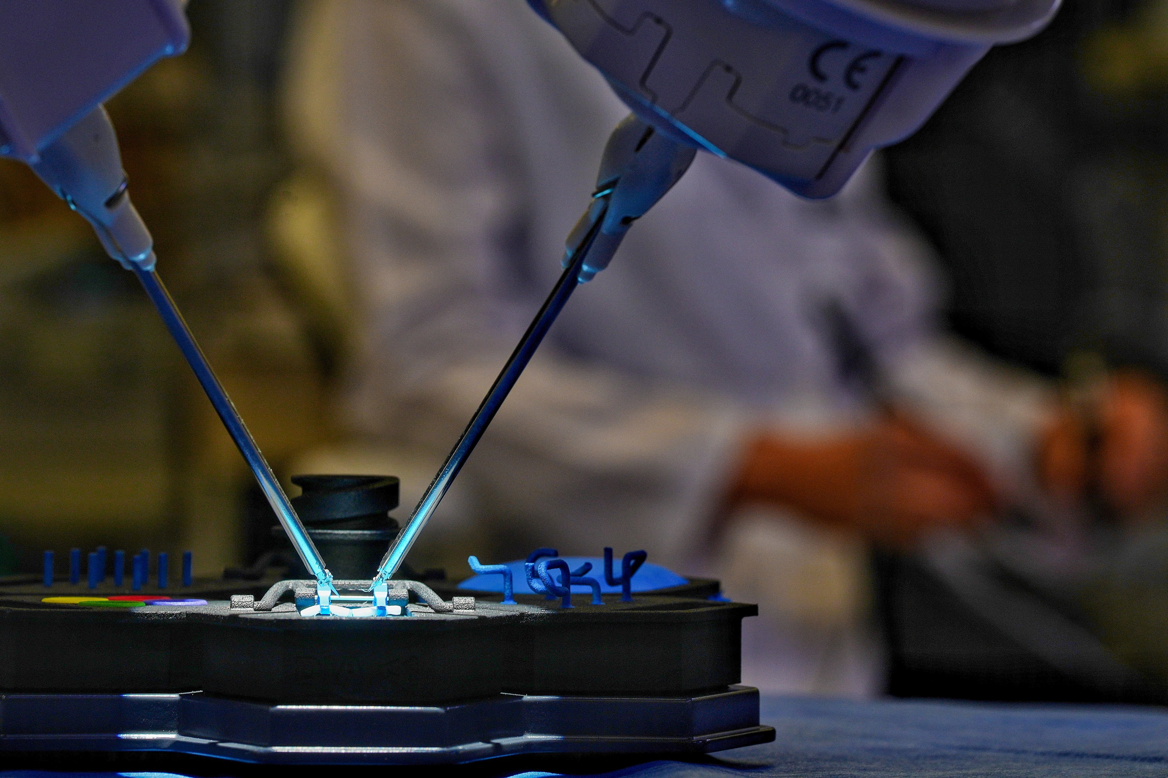 The robotic microsurgical platform has been used for 48 procedures. Photo: Elson Li