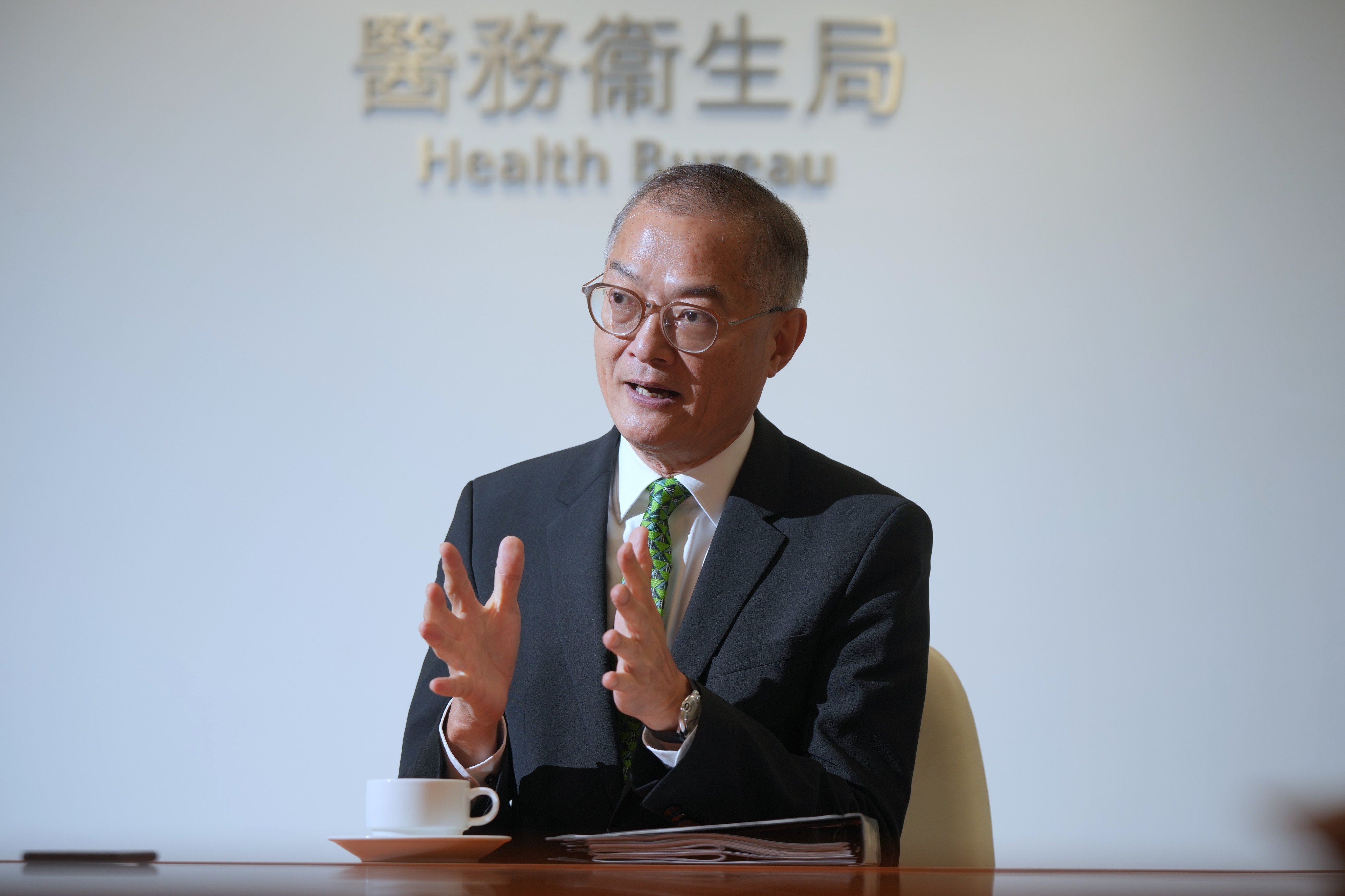 “The existing restriction hindered our talent recruitment," Secretary for Health Lo Chung-mau says. Photo: May Tse