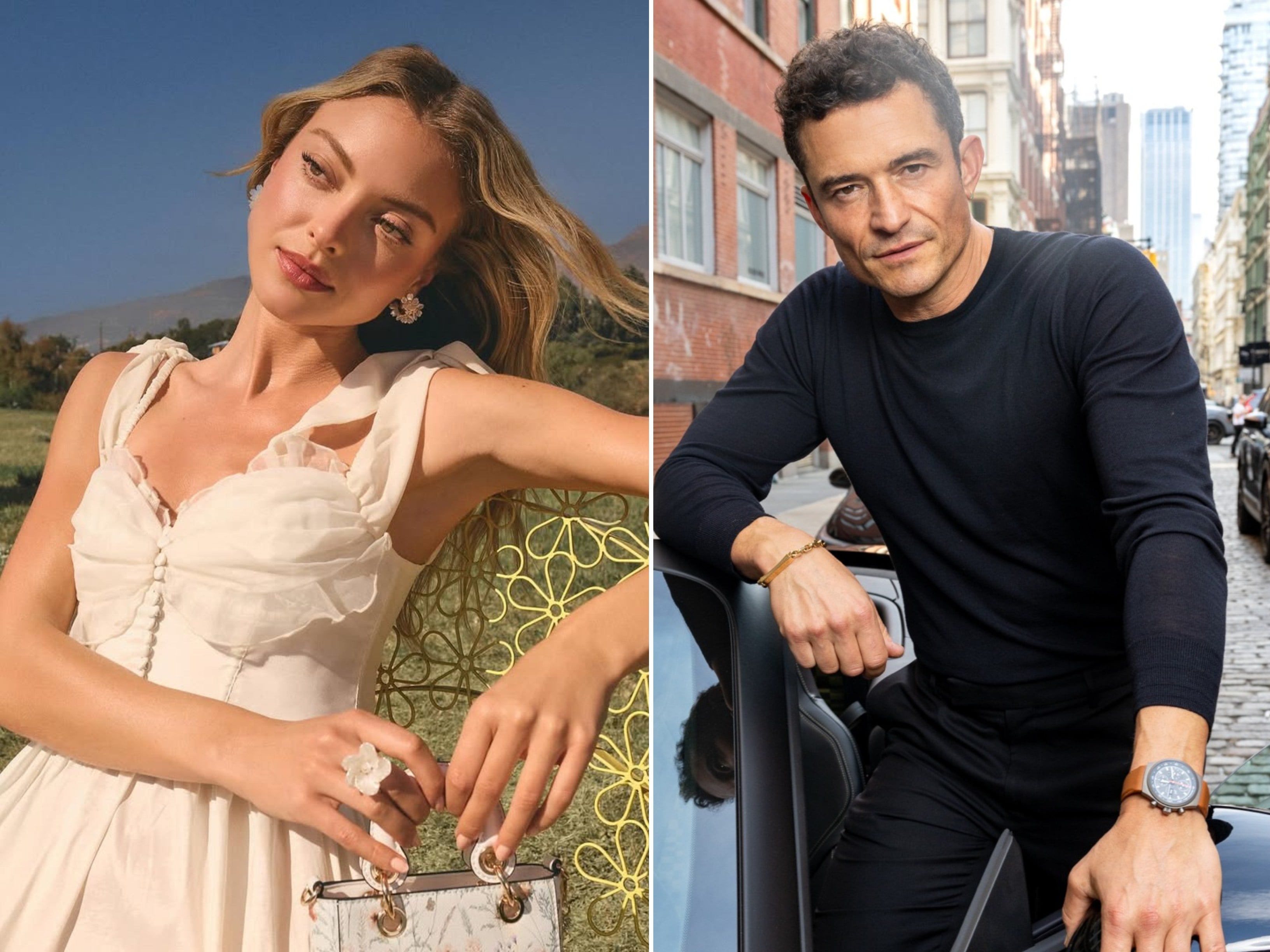 Orlando Bloom is said to be seeing 28-year-old model Luisa Laemmel. Photos: @orlandobloom, @luisalaemmel/Instagram