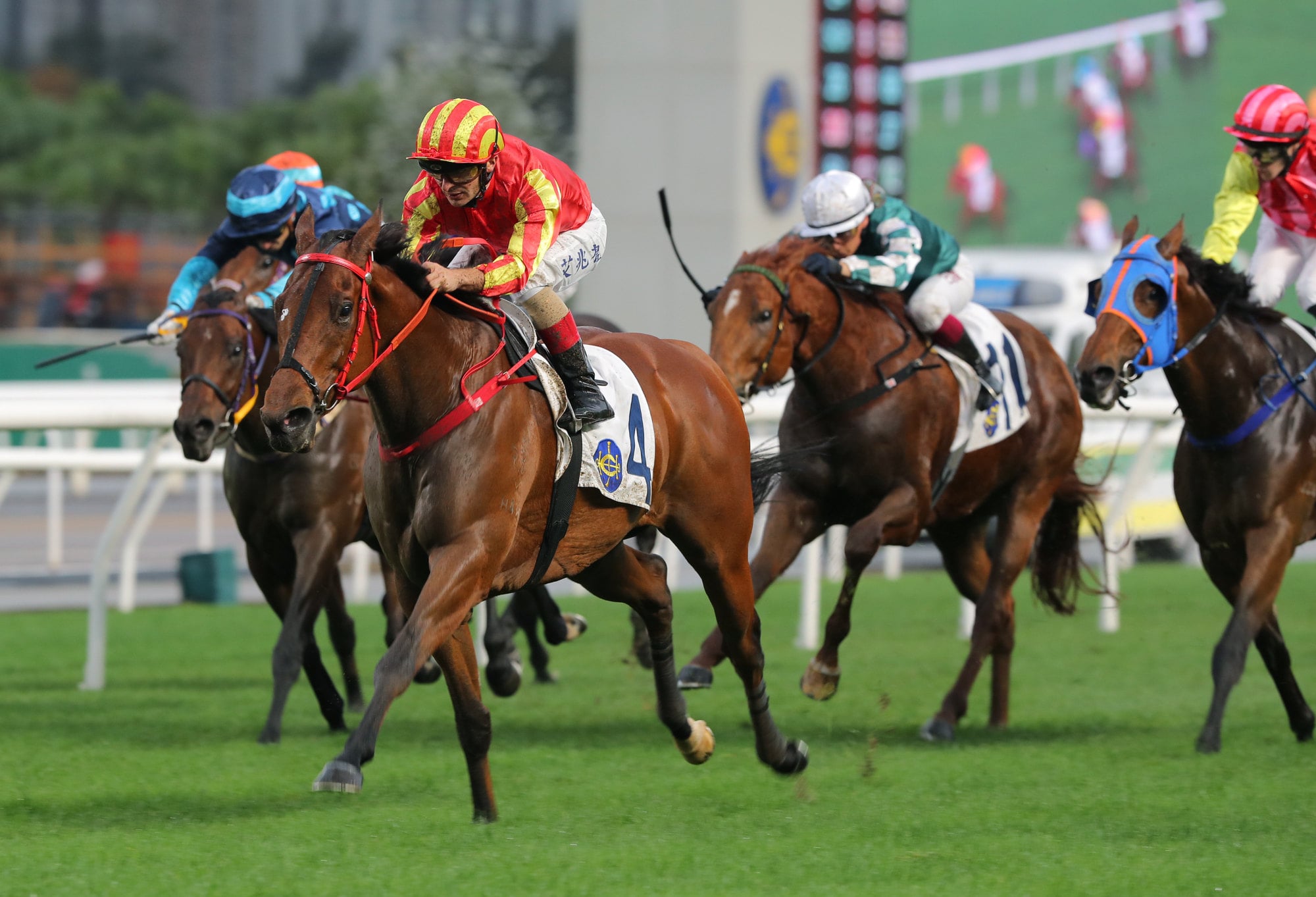 Lifeline Express wins at Sha Tin last March.