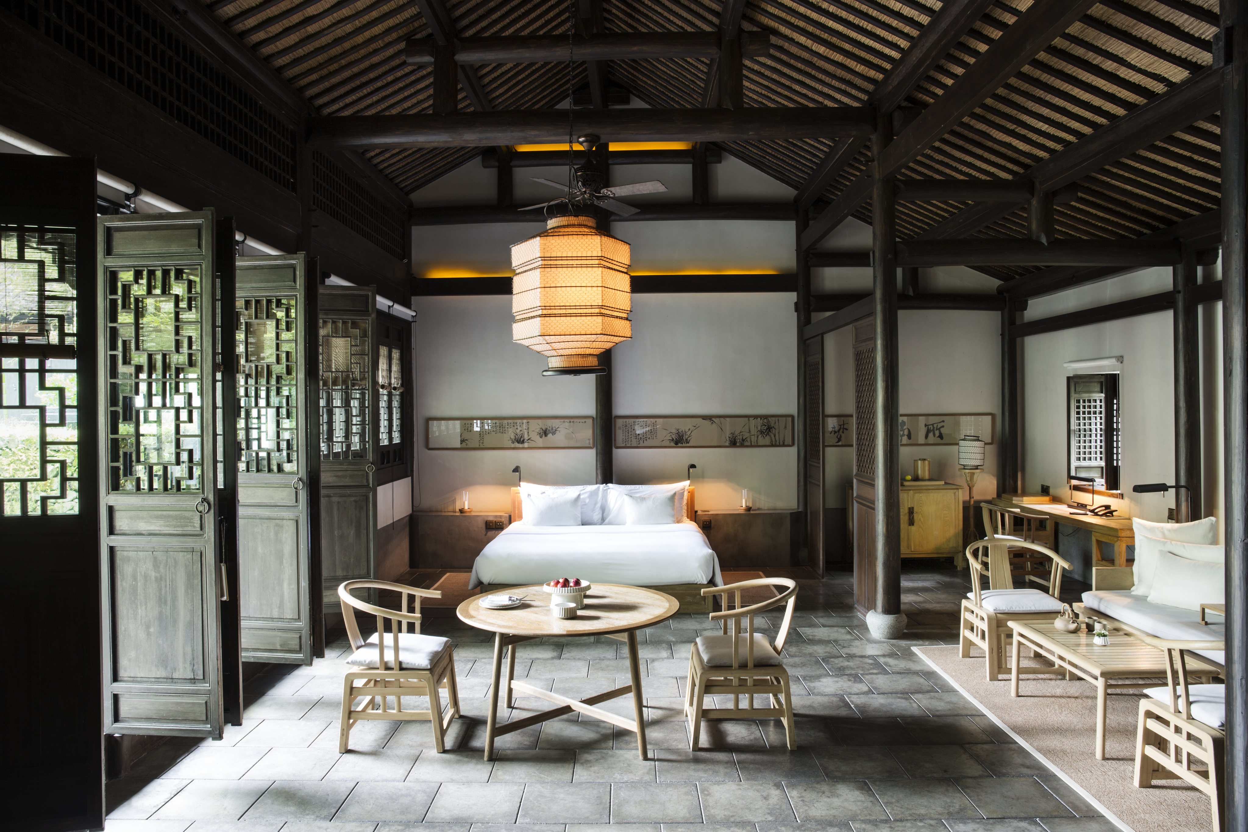 At Amanfayun, in Hangzhou, restored village dwellings blend traditional Chinese architecture with quiet luxury. Photo: Handout