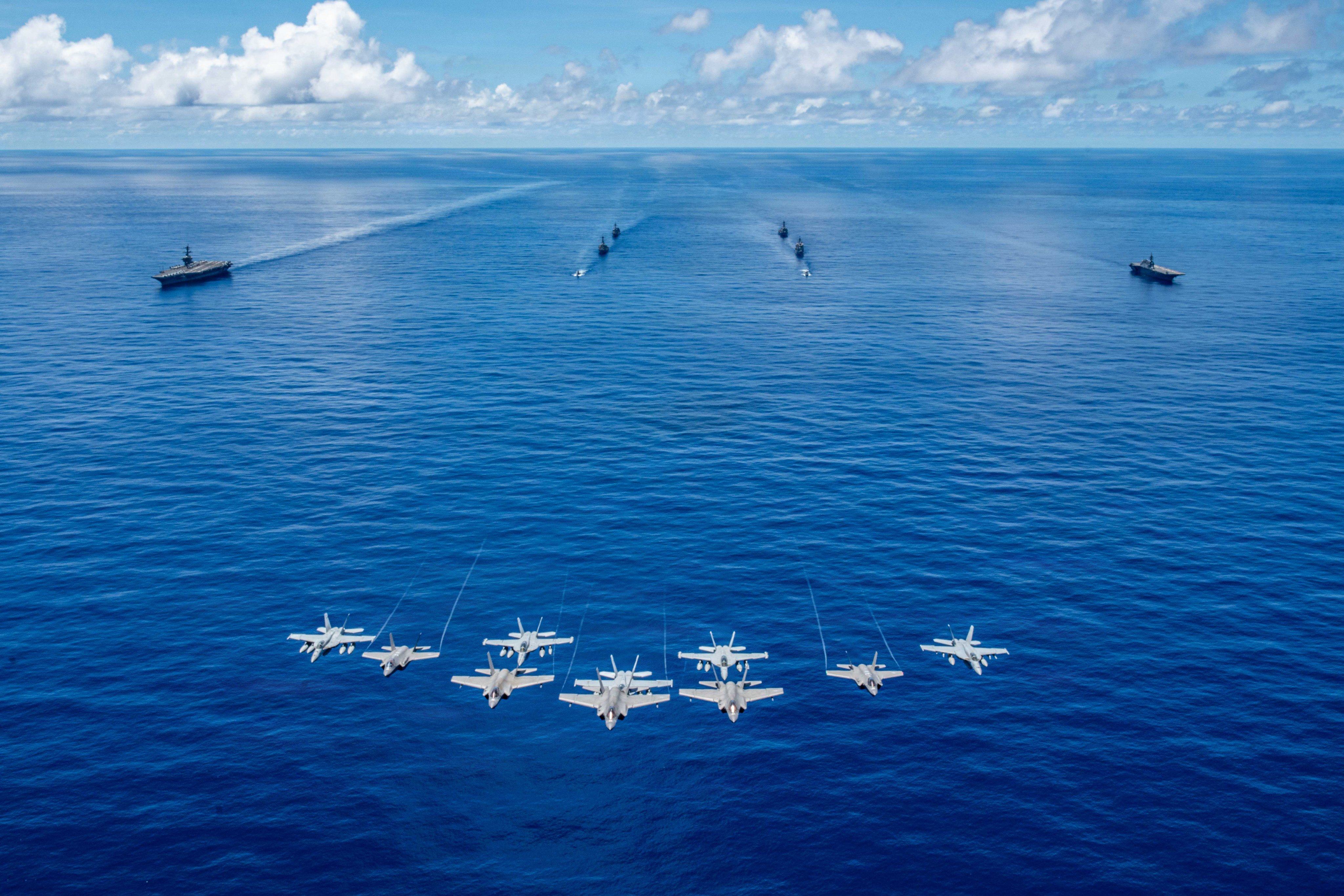 About 10,000 personnel are taking part in Valiant Shield 2026 across Guam, the Northern Mariana Islands and surrounding waters. Photo: X.com/U.S.Navy