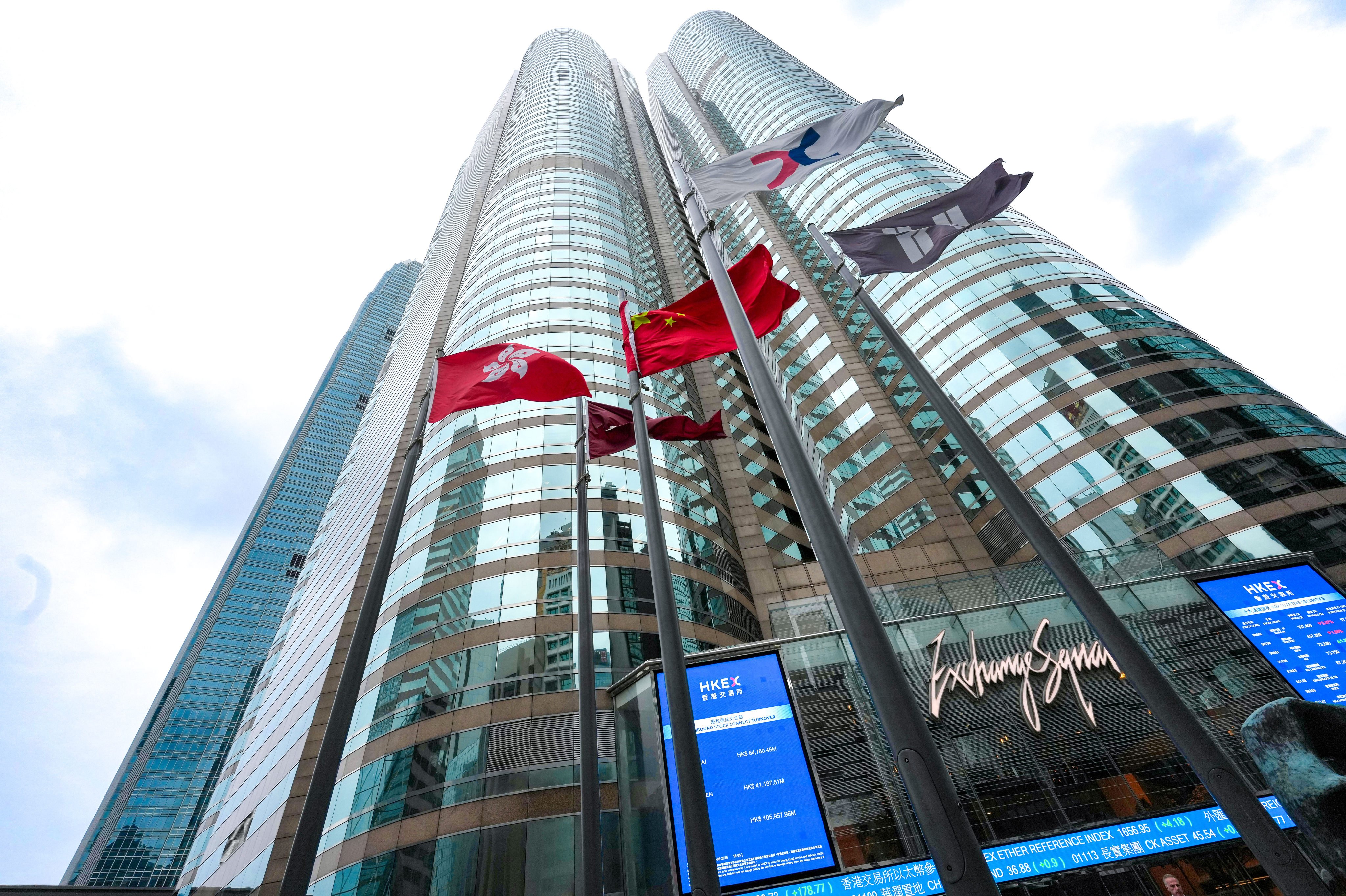 A view of Exchange Square in Central. Photo: Jelly Tse