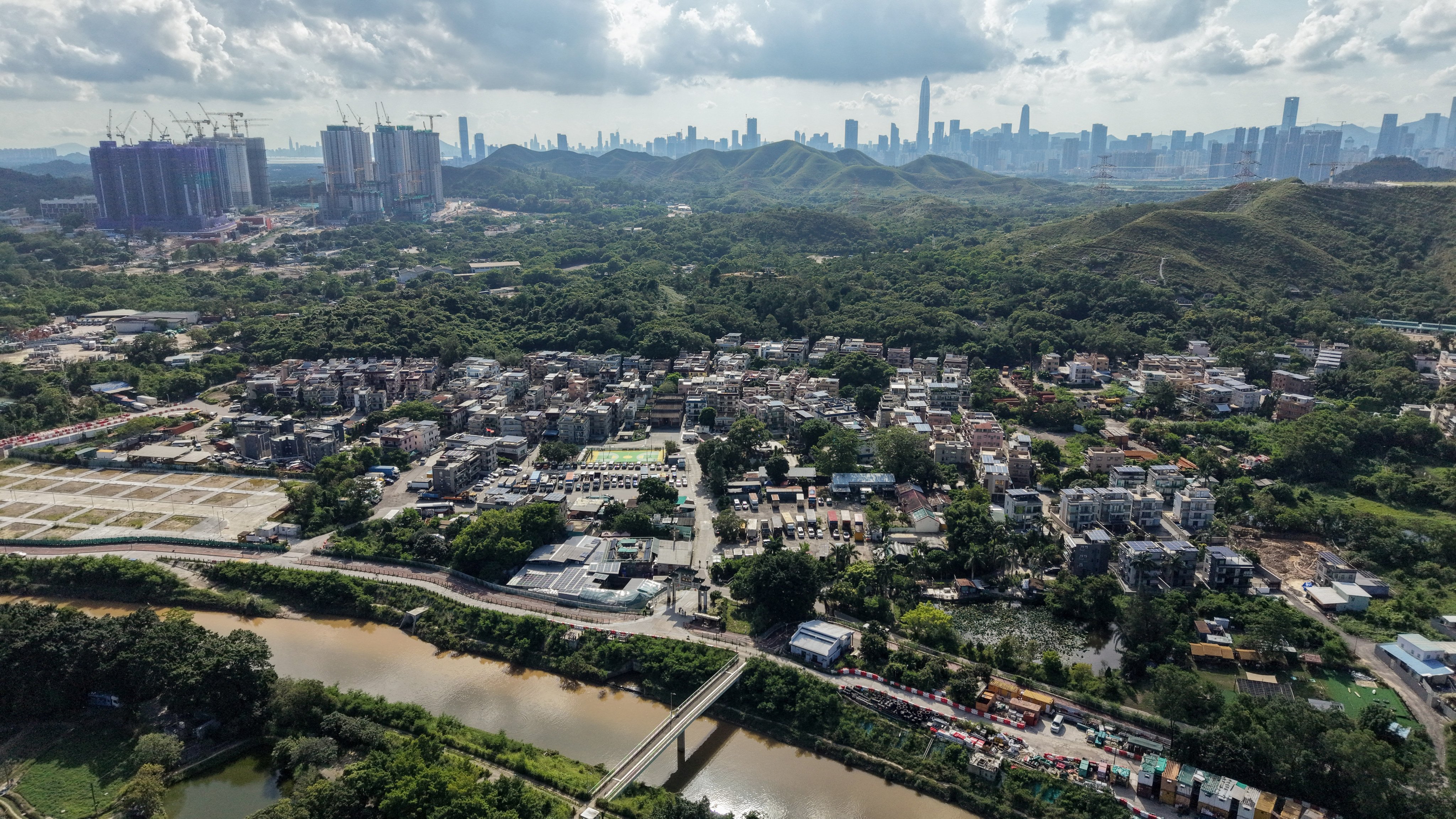 A view of Ho Sheung Heung in the New Territories, part of the government’s Northern Metropolis megadevelopment. Photo: Karma Lo