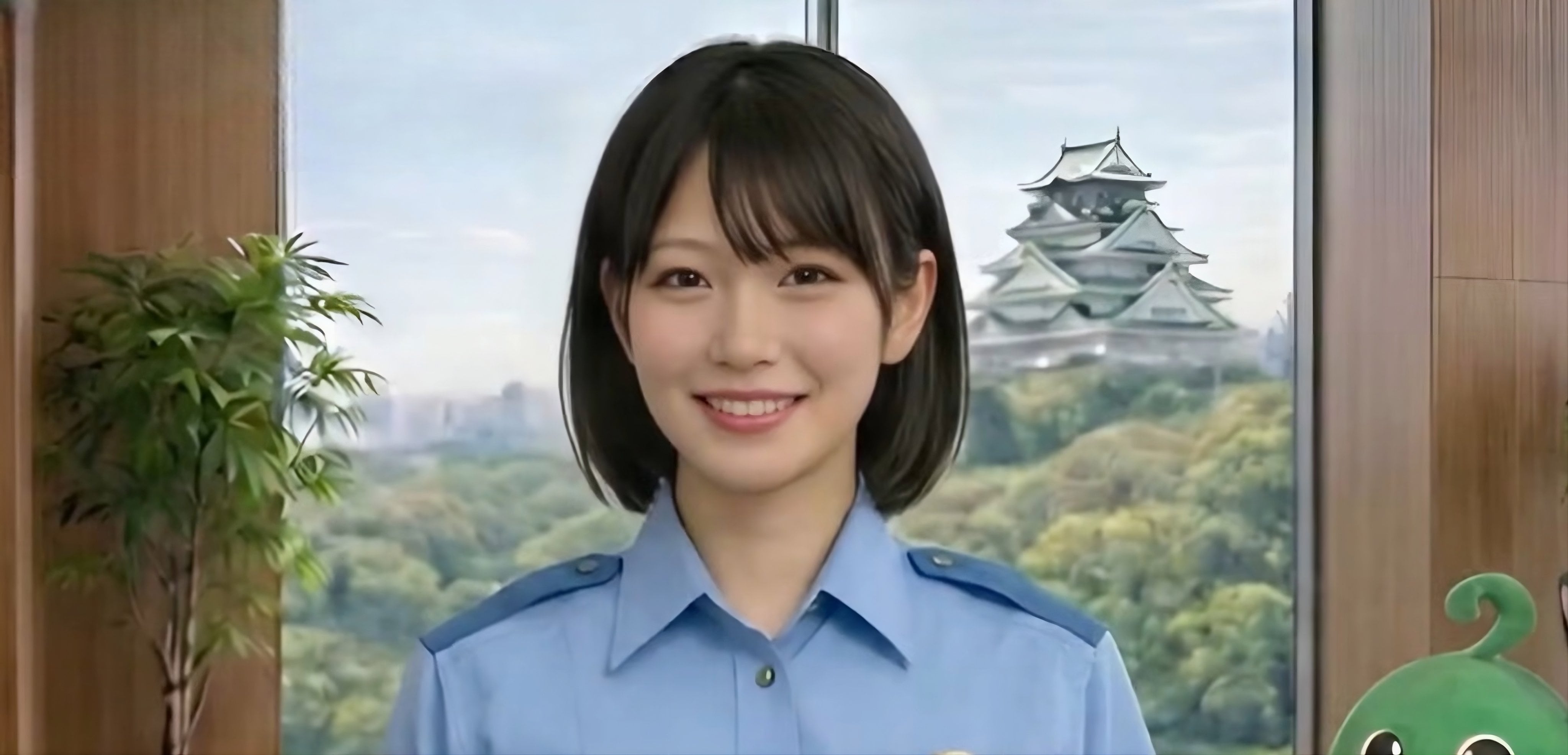 A screengrab of a social media video shows Osaka prefecture’s new virtual AI police chief “AIko”. Photo: YouTube/OsakaPrefecturalPolice