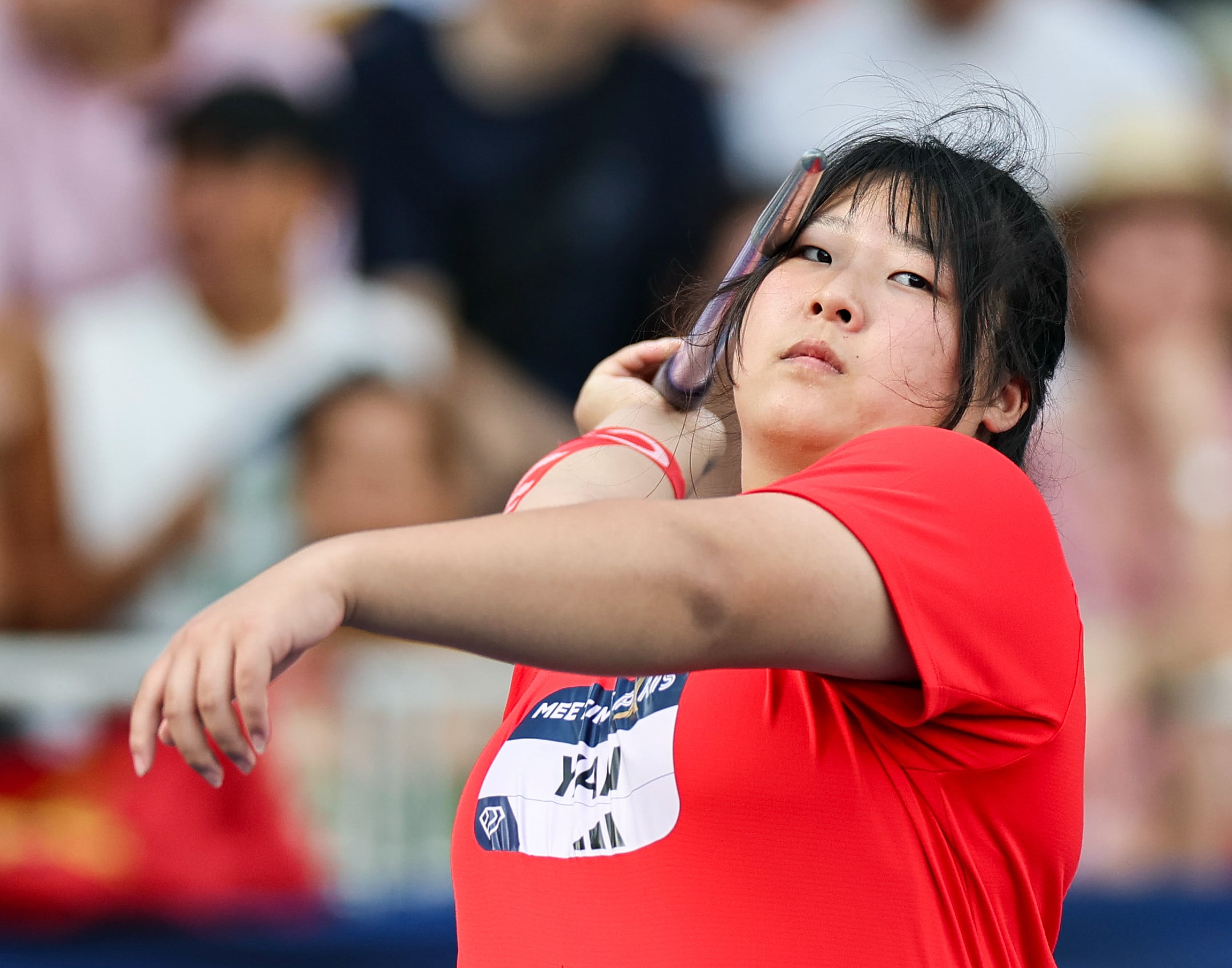 Yan Ziyi has taken senior athletics by storm this season, throwing the top three distances at Diamond League meetings. Photo: Xinhua