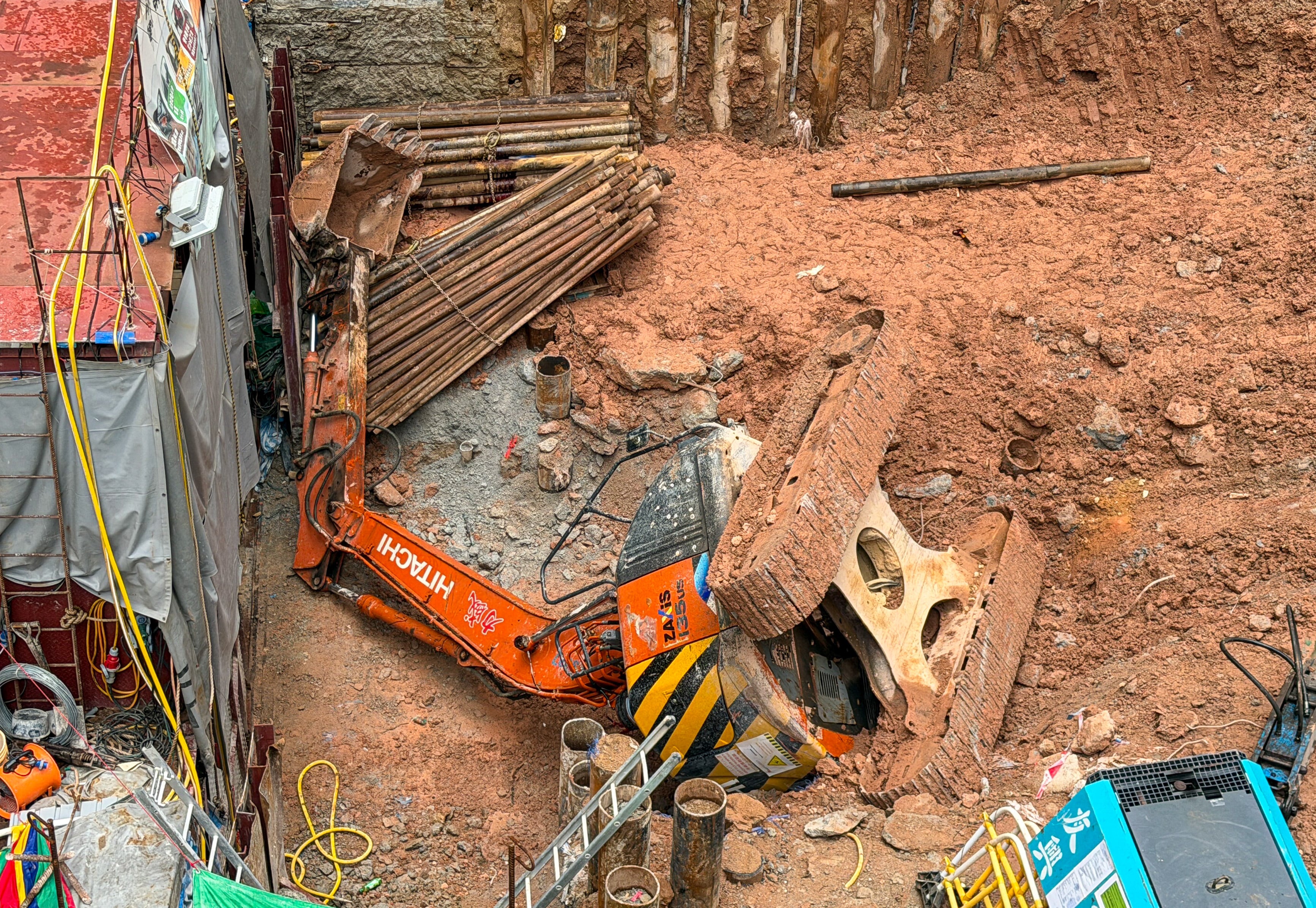The incident was reported on Monday morning. Photo: Jelly Tse