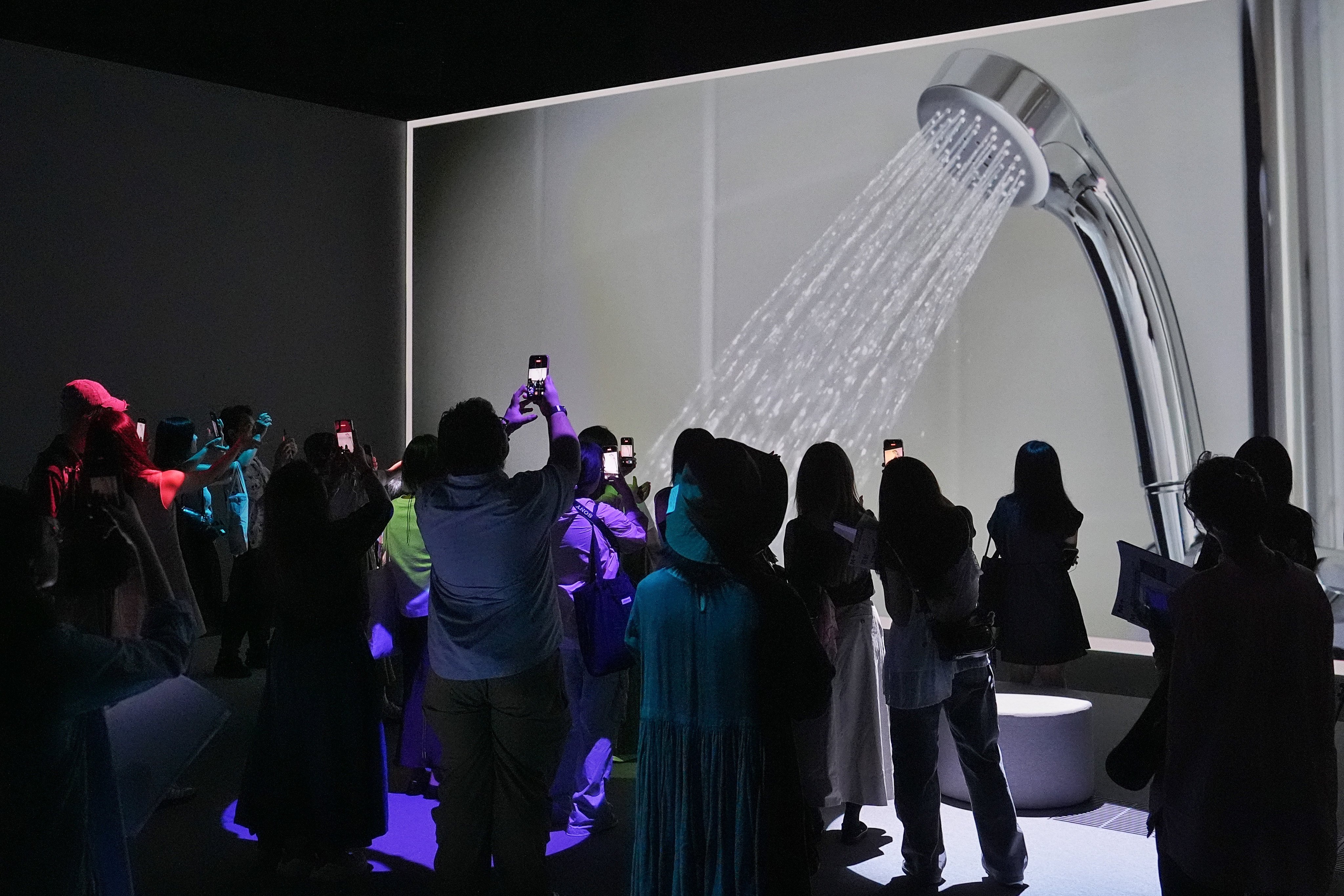 Visitors at the “Design Ah! Experience the Wonder of Everyday Design” exhibition, which opened at the M+ museum on Saturday. Photo: Elson Li