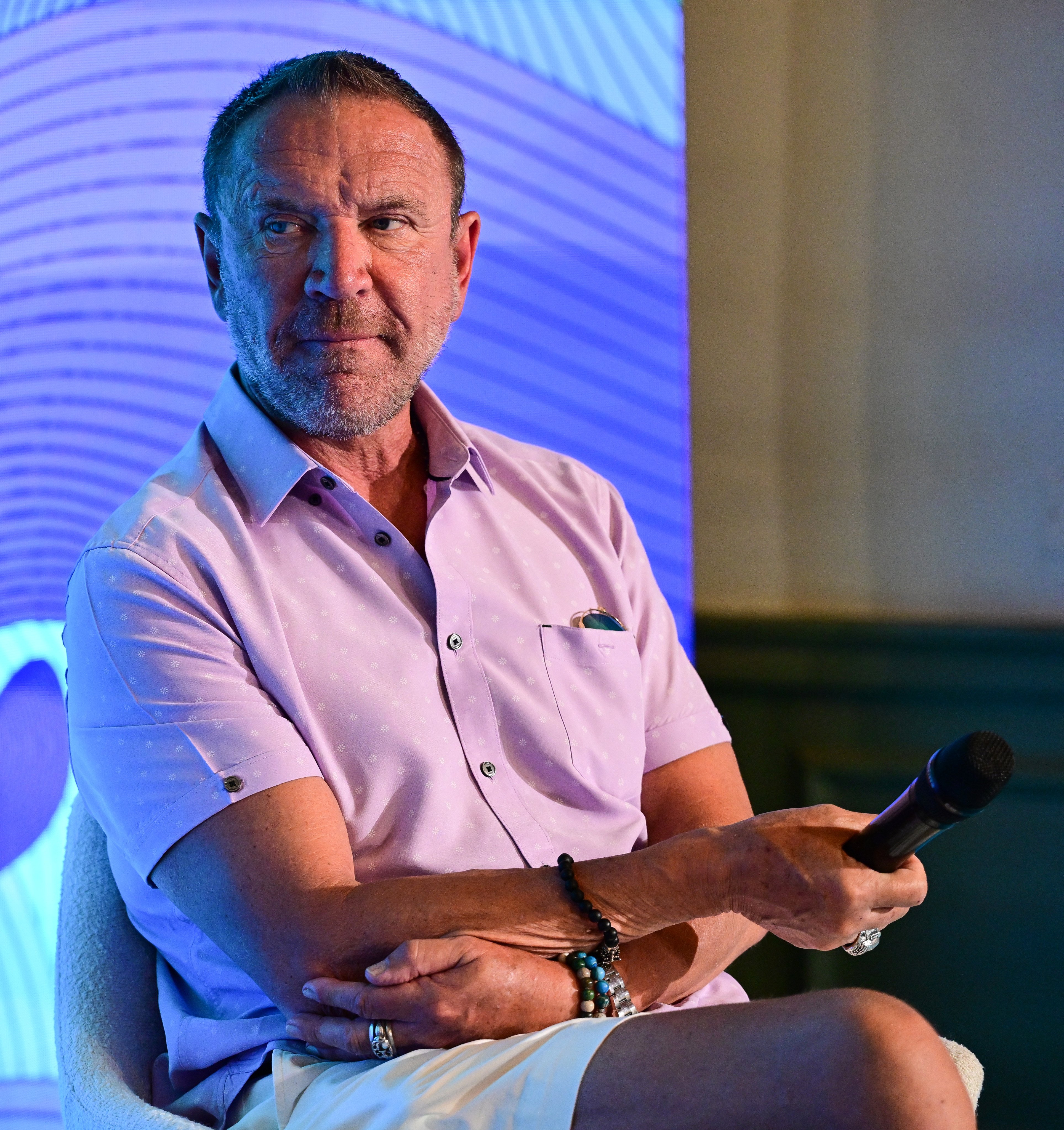 Director Renny Harlin during the Director Masterclass at the Mediterrane Film Festival in Malta on June 26. Photo: Anthony Harvey/Shutterstock for Mediterrane Film Festival.