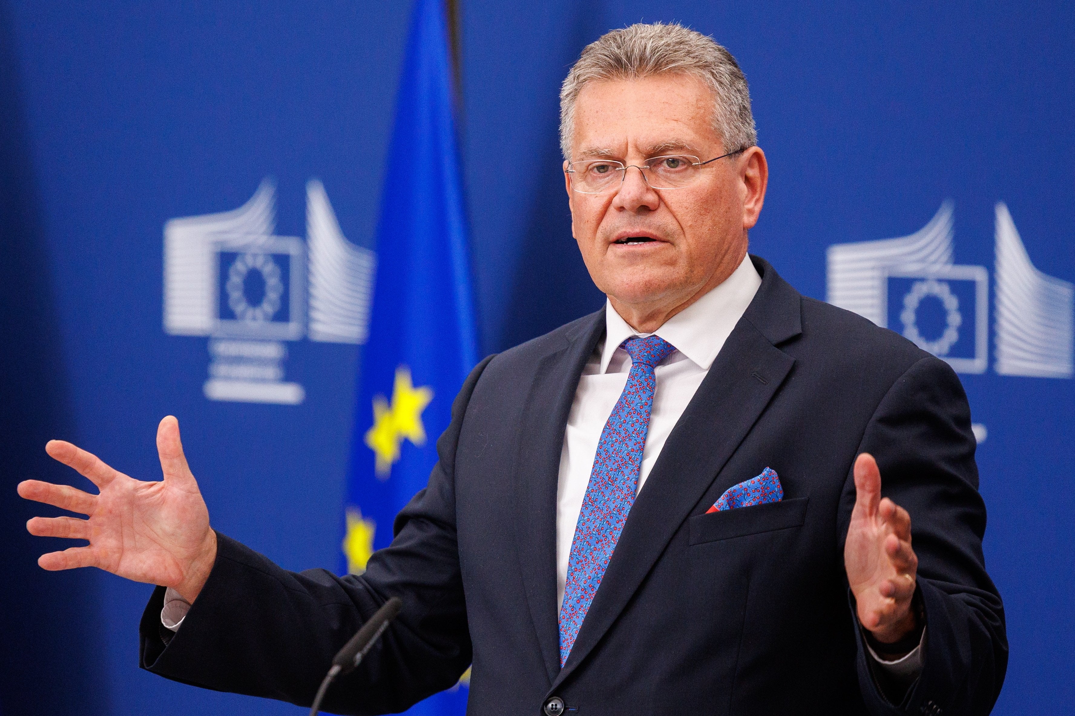 EU trade chief Maros Sefcovic. Photo: EPA