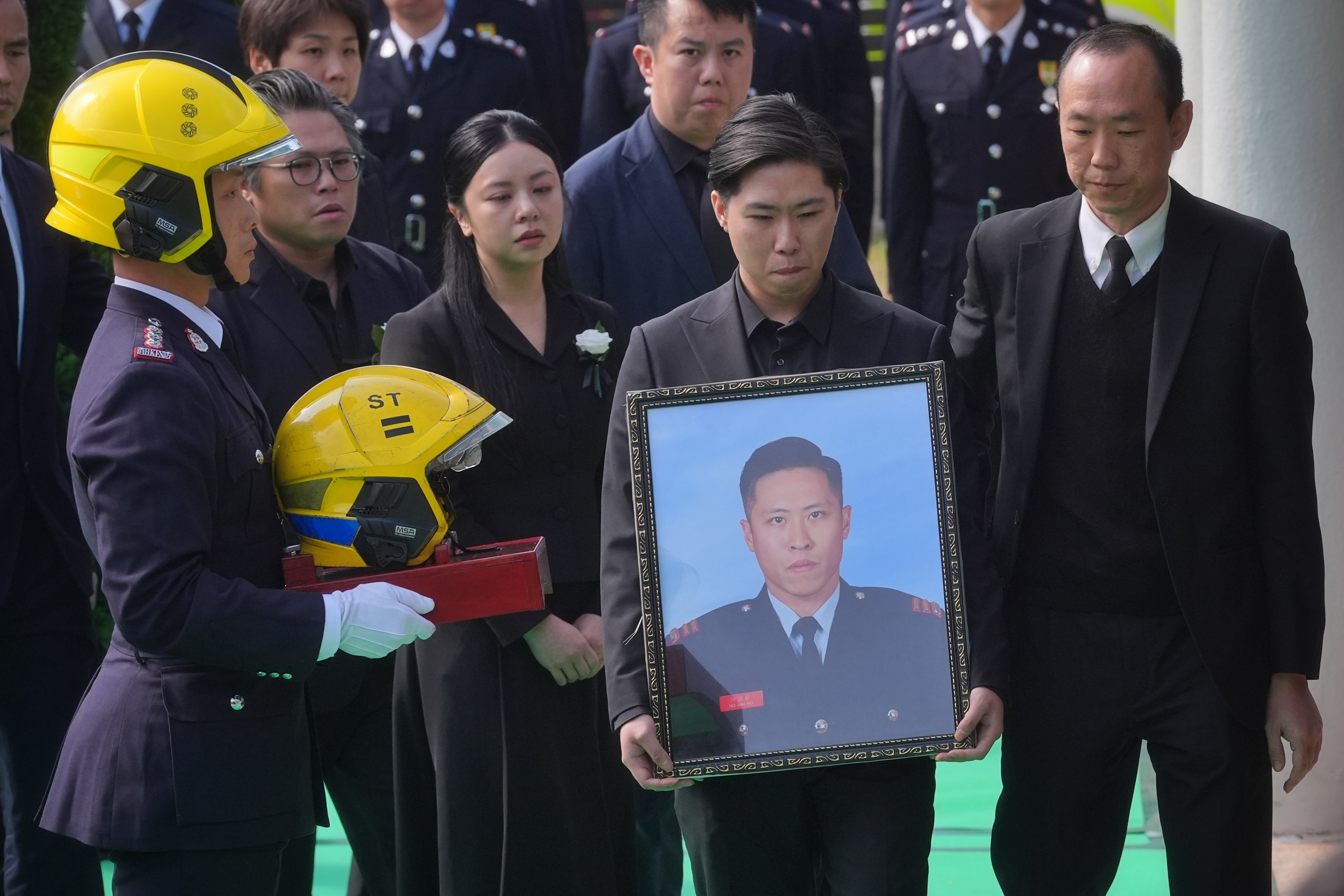 Firefighter Ho Wai-ho was one of 168 people killed in the inferno. Photo:  Elson Li