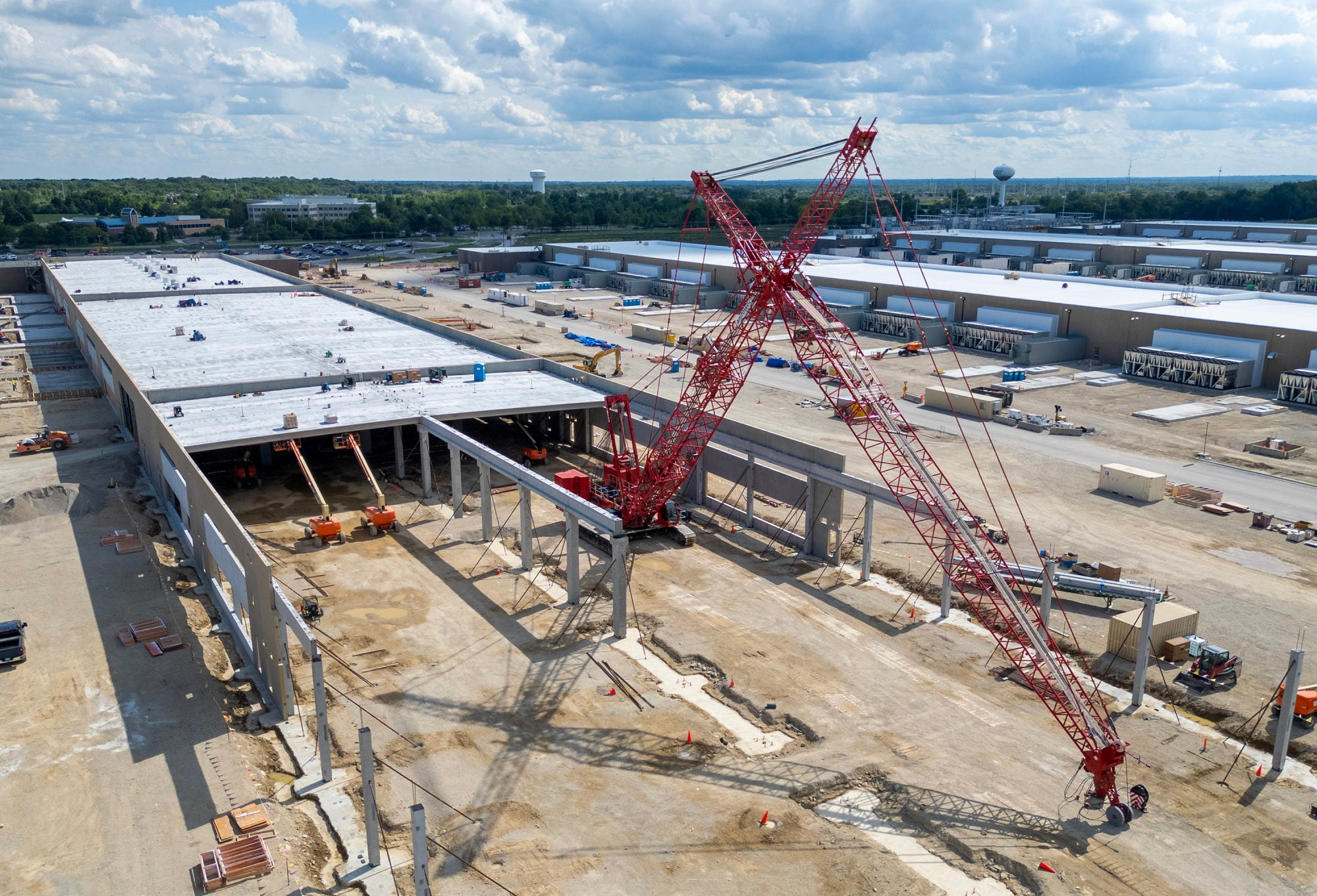 Hyperscale data centres like this one under construction in Hoffman Estates, Illinois, are expected to play a growing role in AI development. Photo: Chicago Tribune/TNS Hyperscale data centres like this one under construction in Hoffman Estates, Illinois, are expected to play a growing role in AI development. Photo: Chicago Tribune/TNS