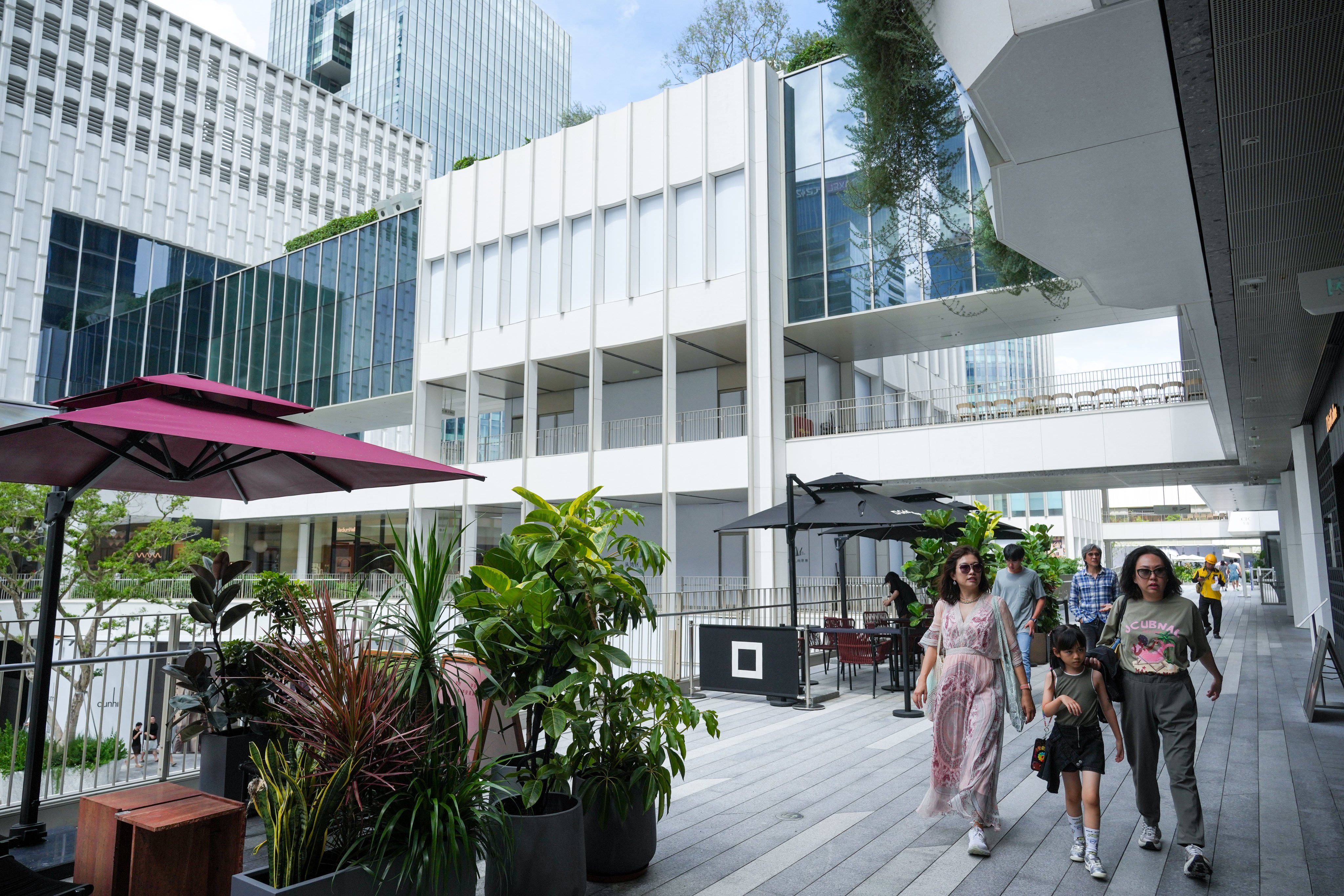 People visit MixC shopping centre in Nanshan, Shenzhen. Photo: May Tse