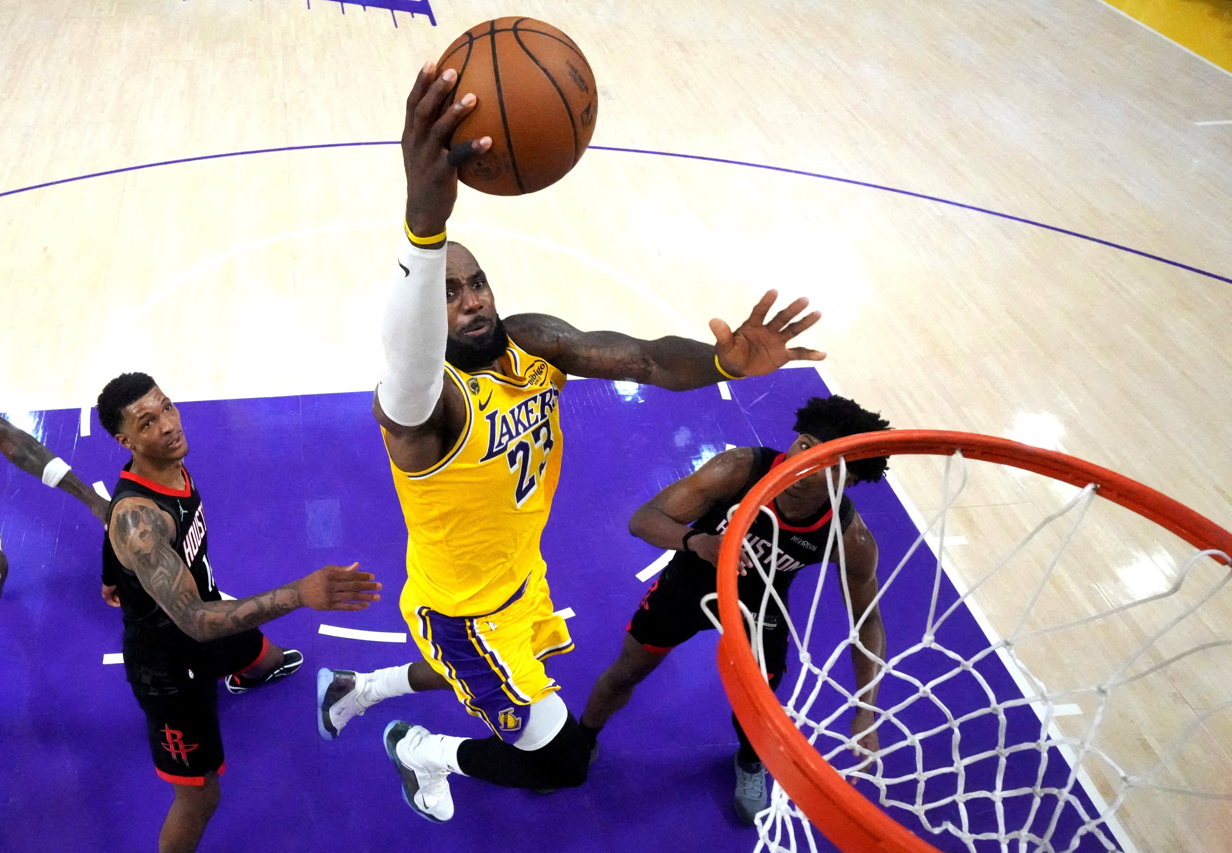 Los Angeles Lakers forward LeBron James earned a league-record 22nd consecutive All-Star selection last year. Photo: Reuters