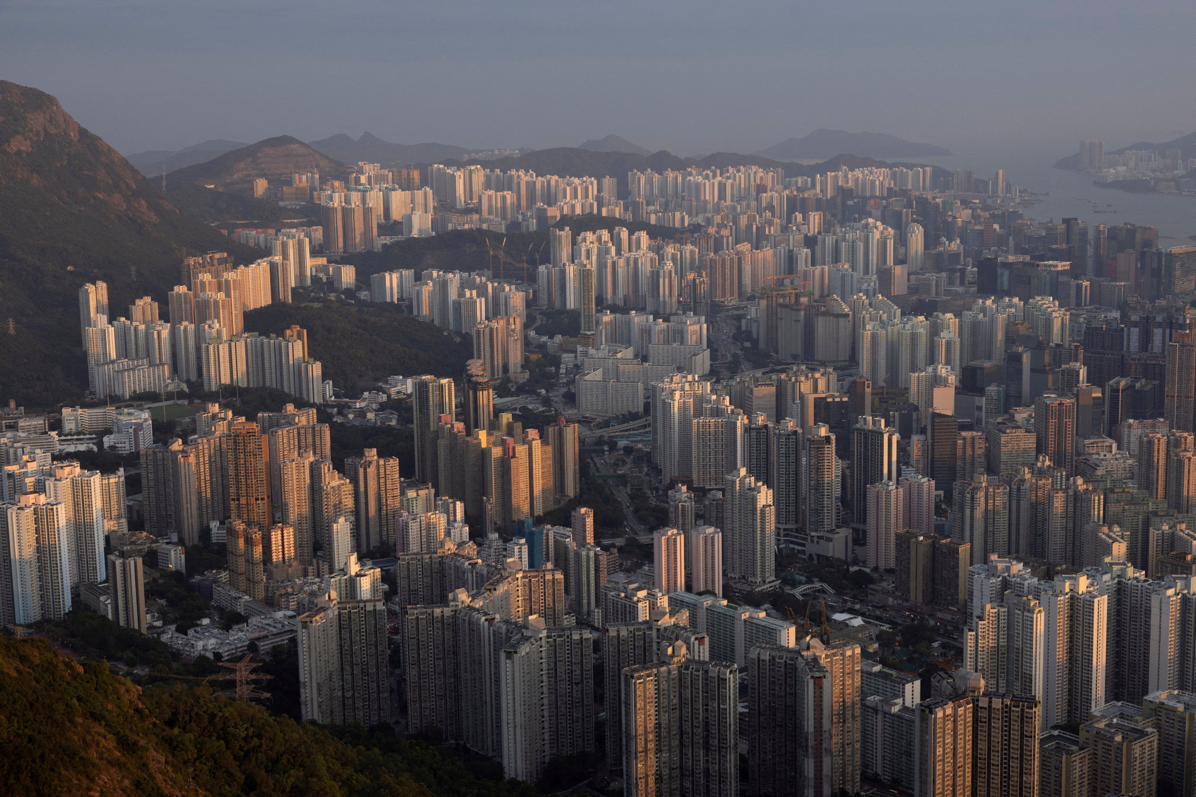 Residential tower blocks in Hong Kong. Photo: Reuters
