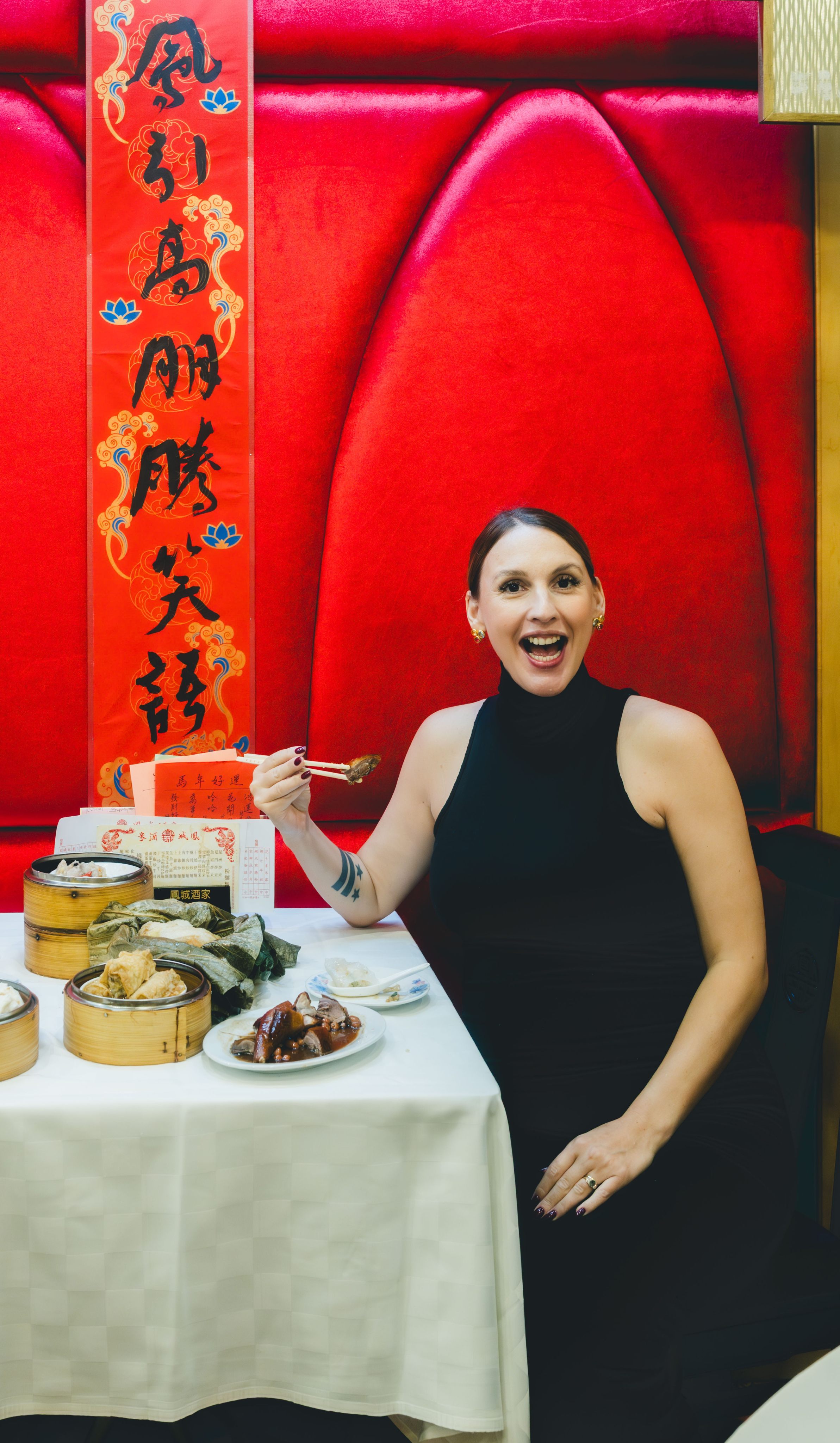 French-American restaurateur Camille Glass moved to Hong Kong in 2012 and earned the nickname har gow after her love for the steamed shrimp dumplings. Photo: Camille Glass