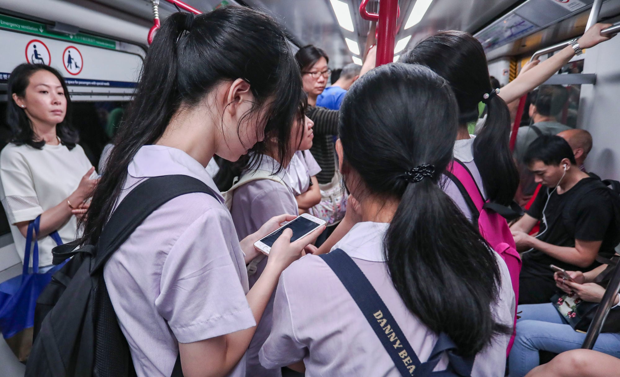 Concerns about young people excessively using smartphones are not new. Photo: Jonathan Wong Concerns about young people excessively using smartphones are not new. Photo: Jonathan Wong