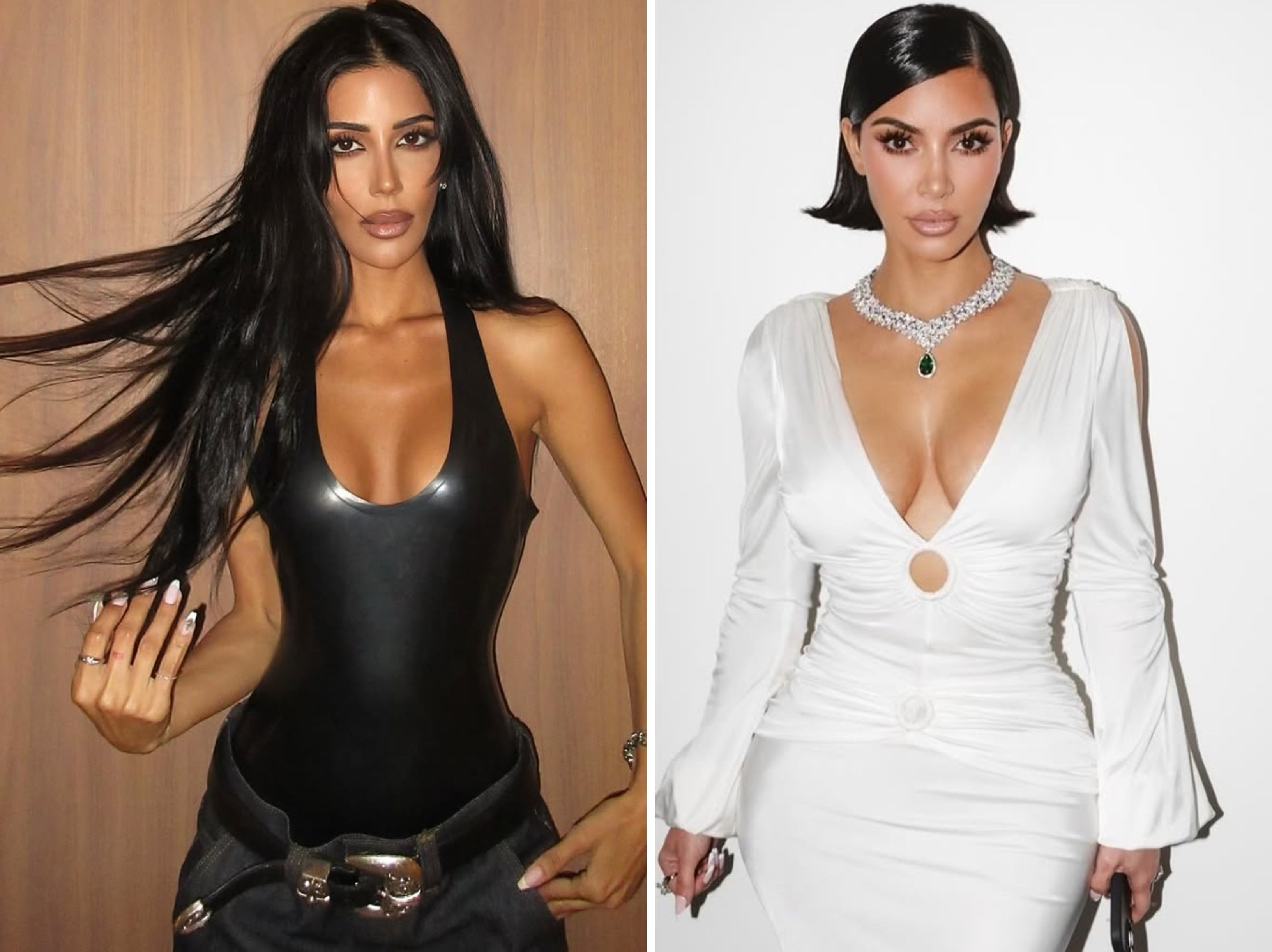 Danielle Levi met Kim Kardashian through Kanye West’s team. Photos: @superrrdani, @kimkardashian/Instagram
