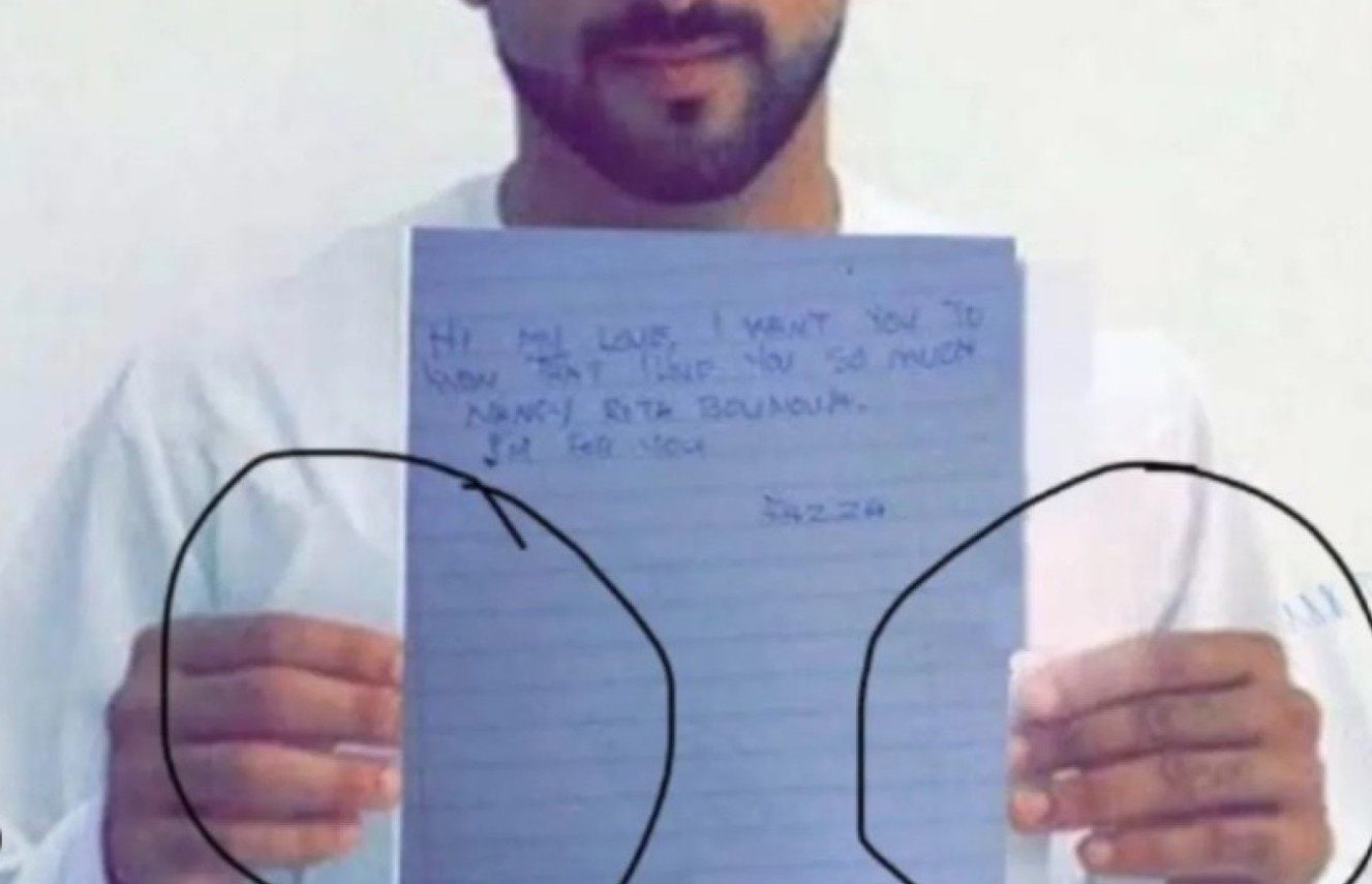 A manipulated image from a Change.org petition called the 'STOP FAZZA SCAM'. Photo: Change.org