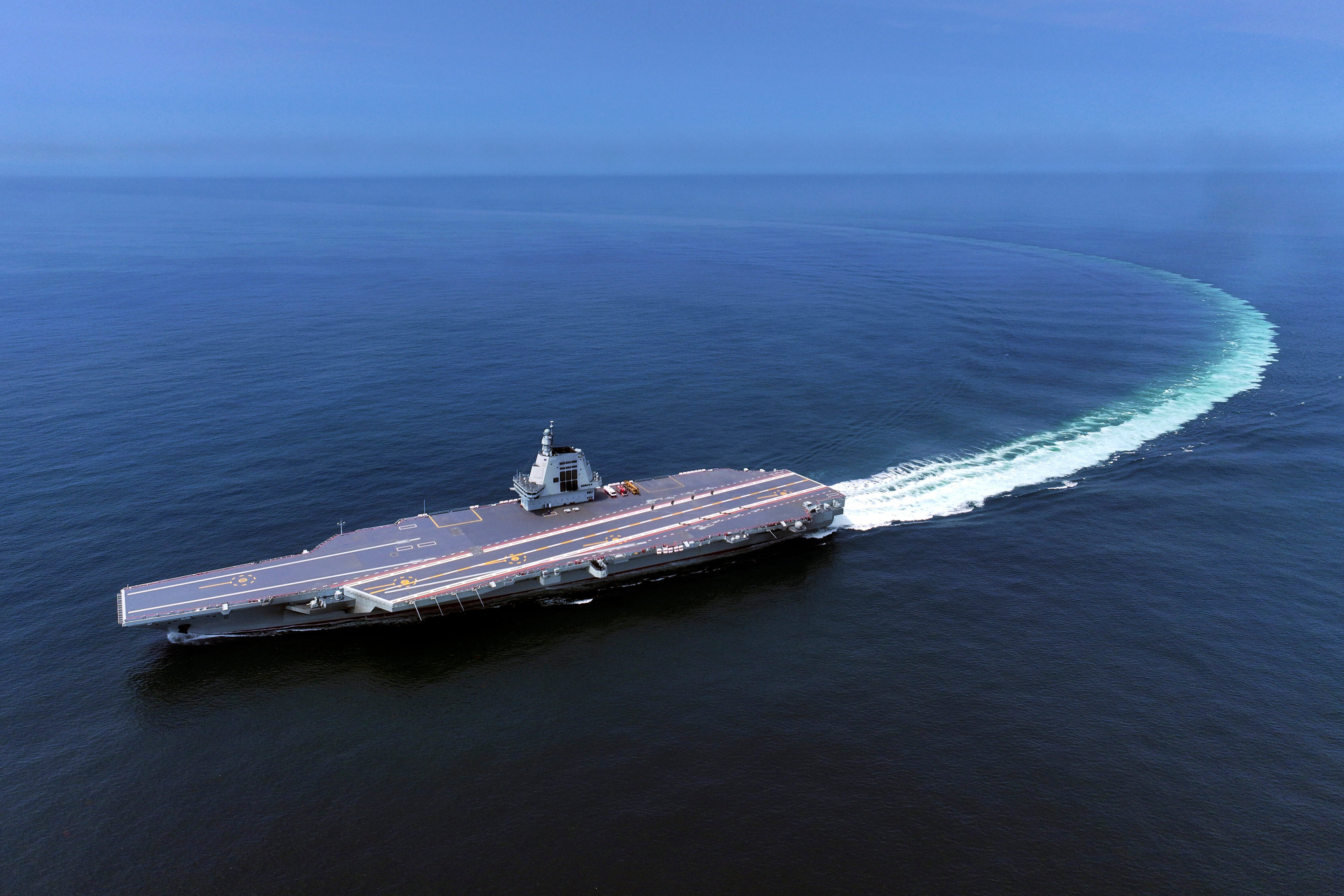 The Fujian, which conducted its maiden sea trial in May 2024, may be the world’s first carrier equipped with an anti-torpedo torpedo system, according to Defence Review. Photo: Xinhua