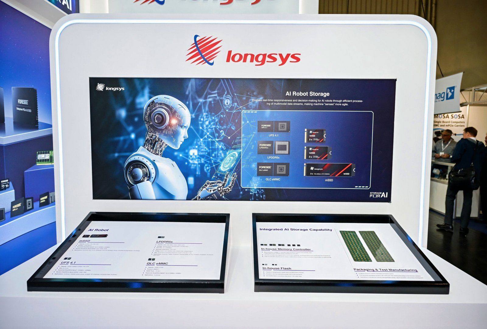 Longsys says net profit for the six months ended June 30 could jump more than 600-fold, as strong demand and tight global wafer supply is lifting China’s downstream memory sector. Photo: Handout