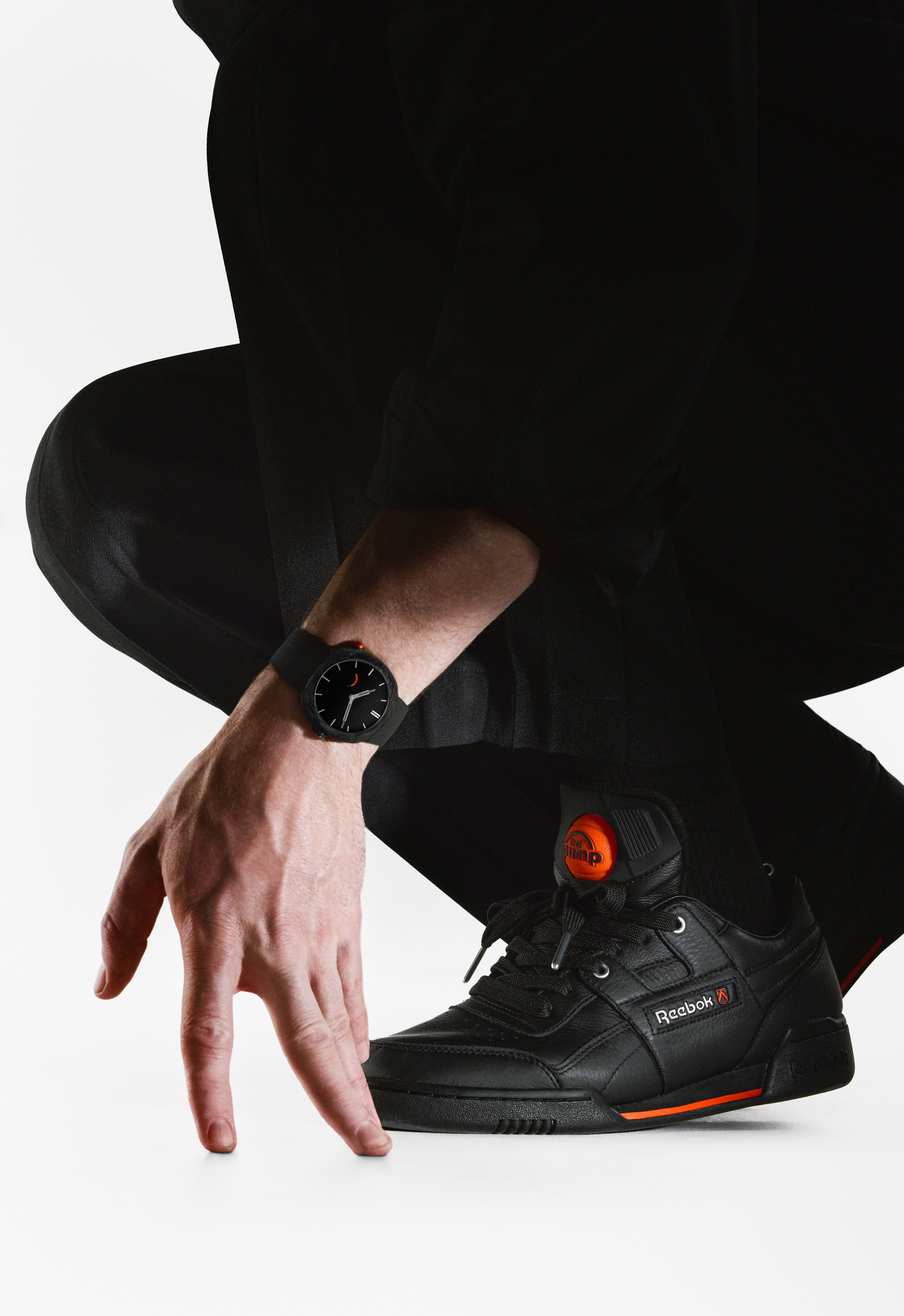 H. Moser & Cie Streamliner Pump in black forged quartz. Photo: Handout