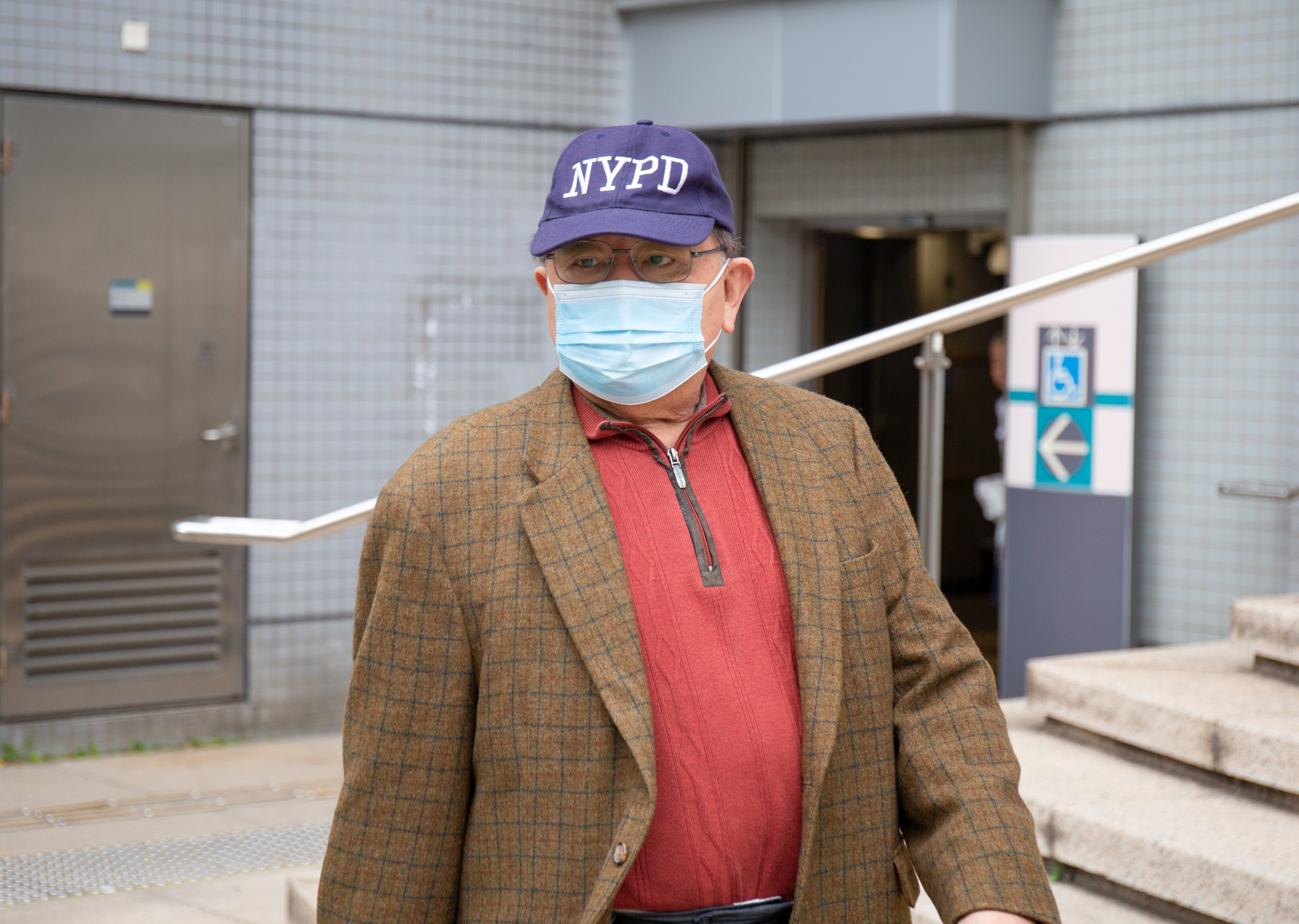 Dr Tai Kong-shing outside Kowloon City Court in March 2023. Photo: Brian Wong