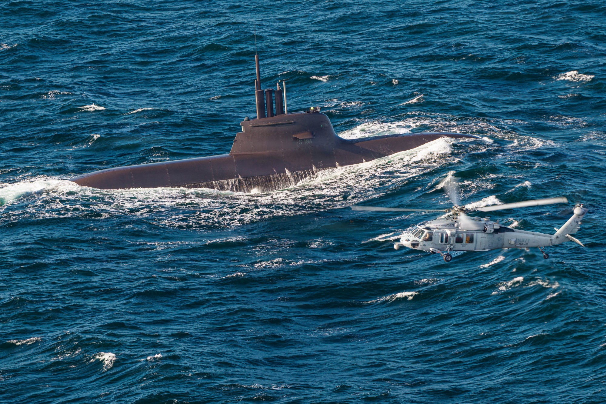 Canada is getting a scaled-up version of the Type 212A diesel-electric attack submarine made by Thyssenkrupp Marine Systems. Photo: US Navy via Reuters