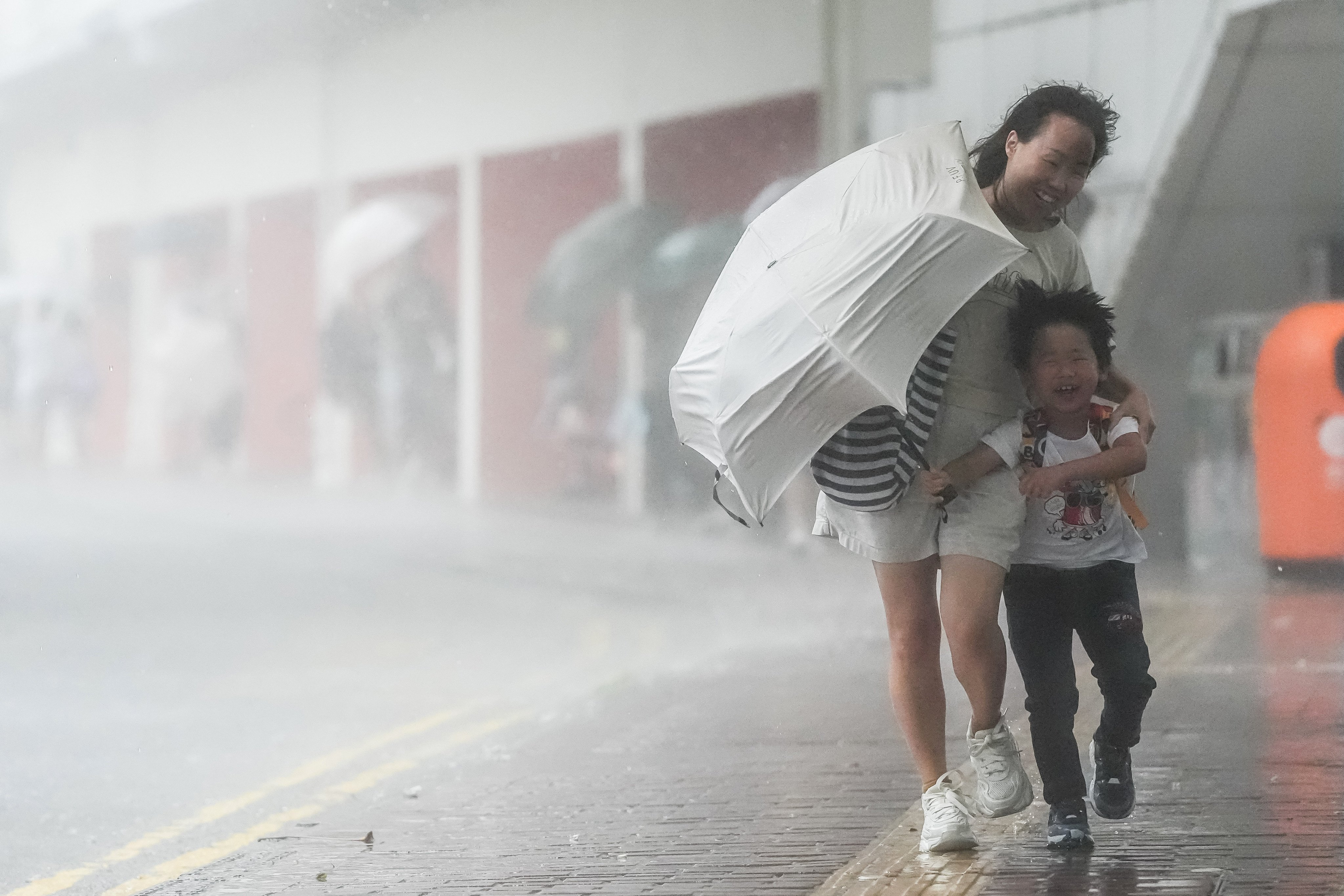 Yuen Long faces severe flooding risk amid amber rainstorm warning. Photo: Elson Li