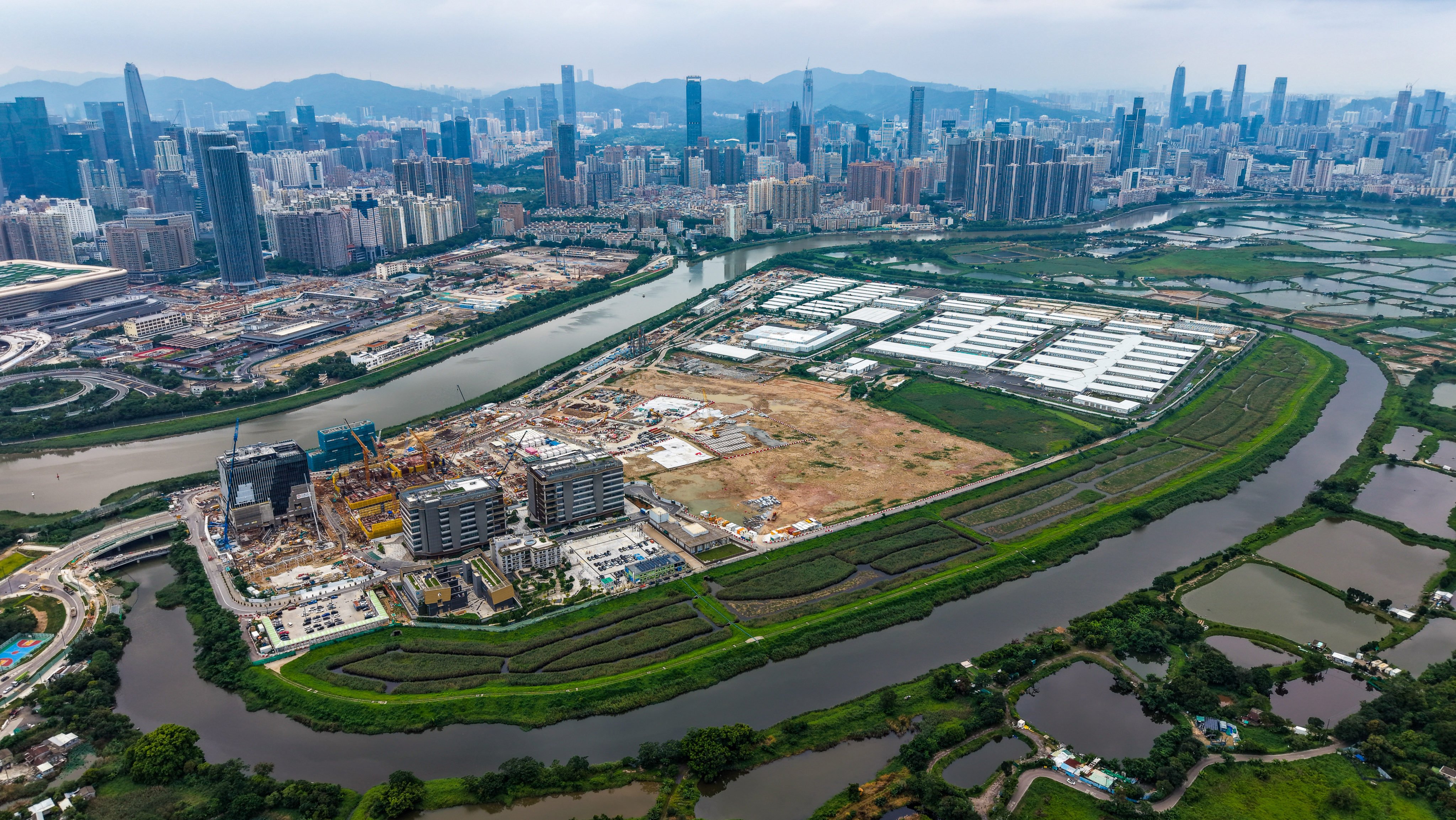 Lok Ma Chau Loop, the site of the Hong Kong–Shenzhen Innovation and Technology Park. Photo: Karma Lo