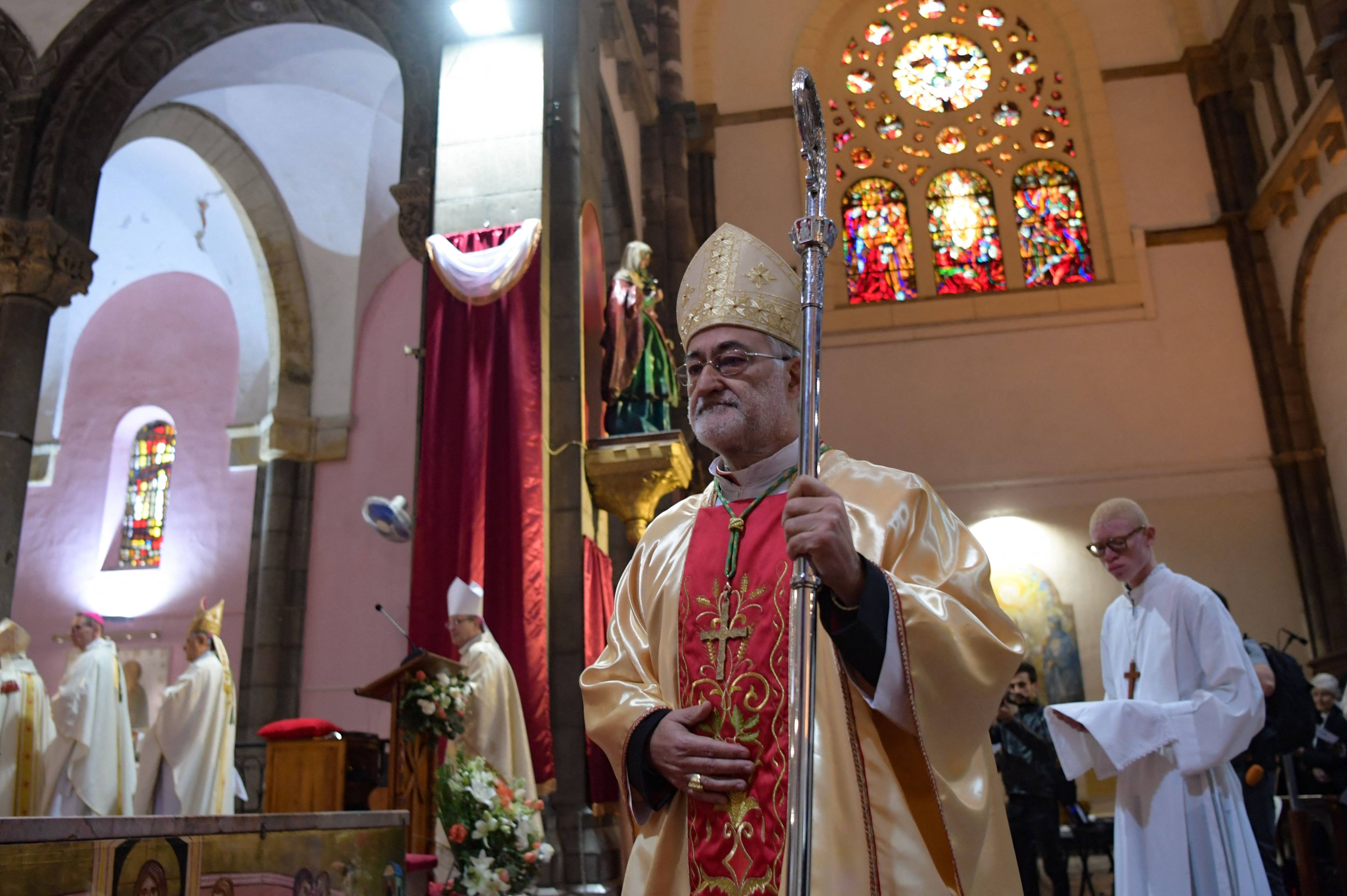 Cristobal Lopez Romero at the Cathedral of Tunis in Tunisia in 2020. The archbishop of Rabat said he was stepping back from his duties on Tuesday amid claims of sexual assault. Photo: AFP