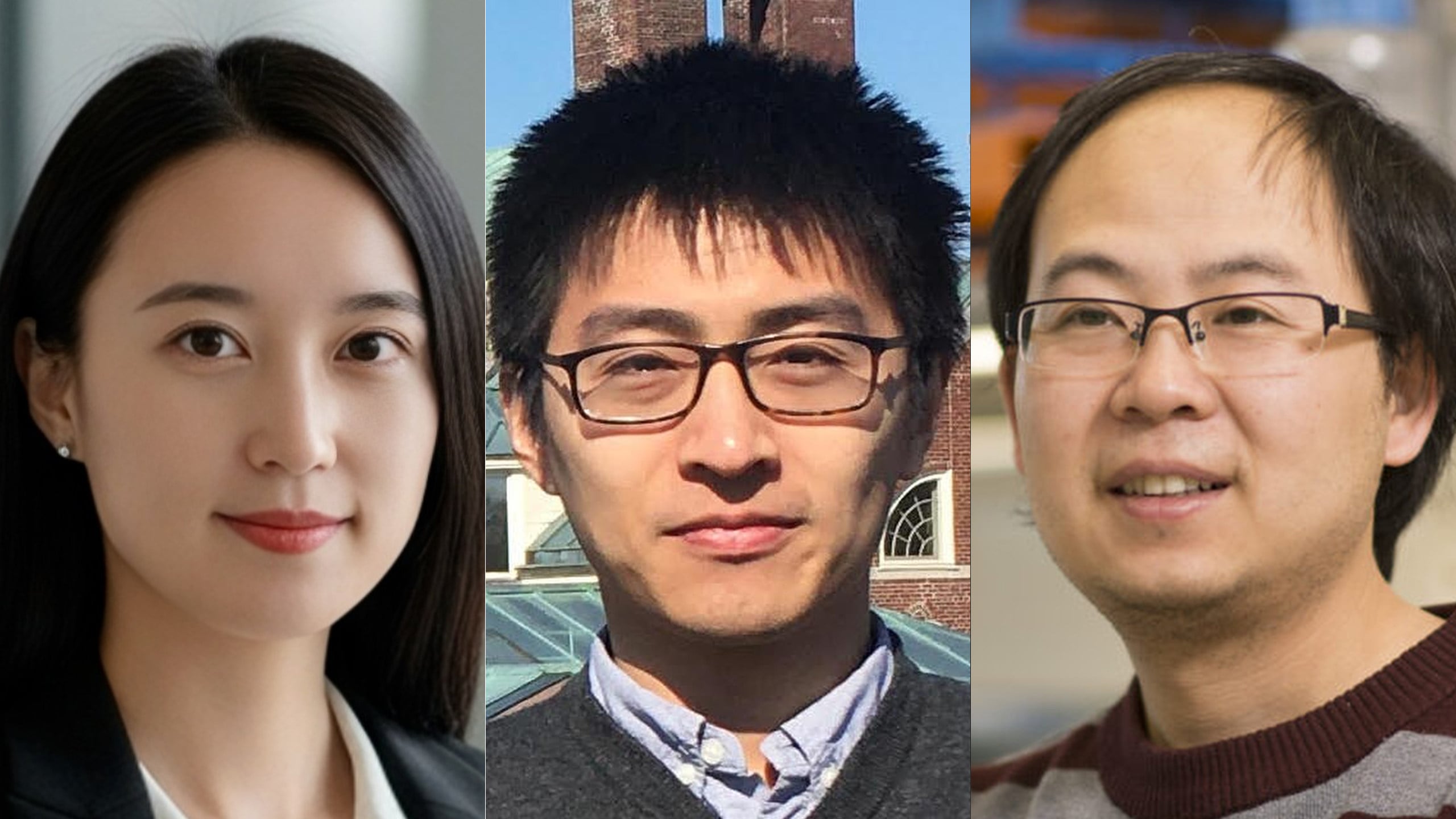 Some of the scientists and experts who left the West for China in 2026 (from left to right): Peipei Chen, Dai Liang and Zhang Kai. Photo: Handout