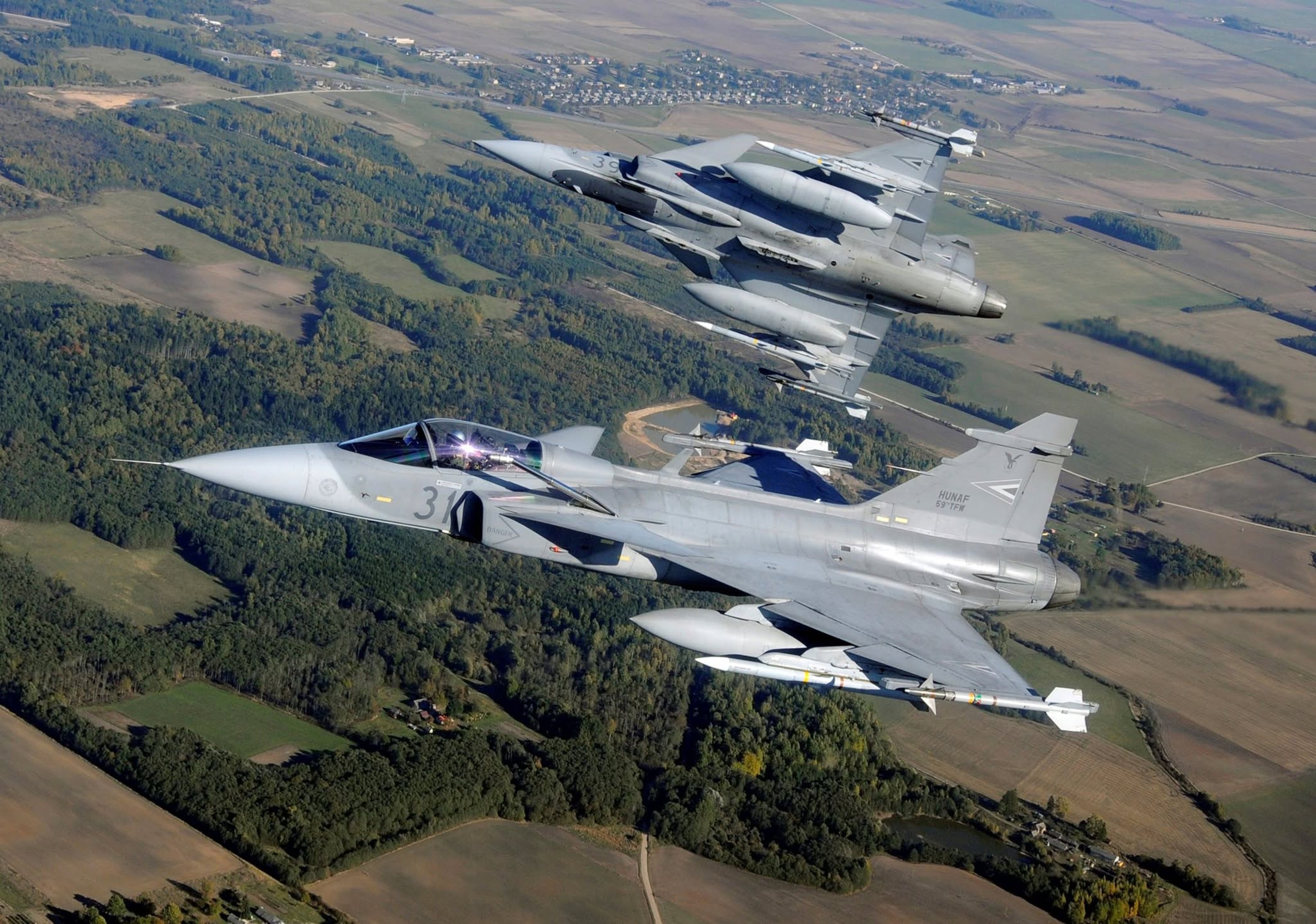 Hungarian fighter jets intercepted a Cathay Pacific Airways passenger plane bound for London over the weekend. Photo: Handout