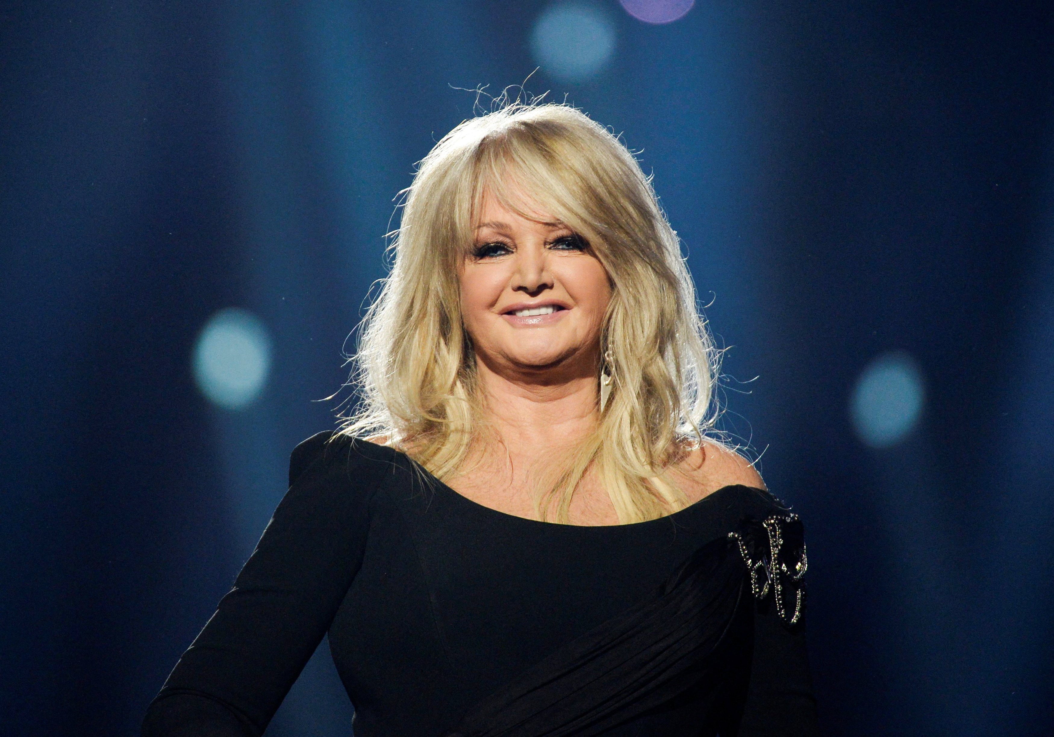 Bonnie Tyler performs the song “Believe in Me” during the final of the 2013 Eurovision Song Contest in Malmo, Sweden.  Photo: via Reuters