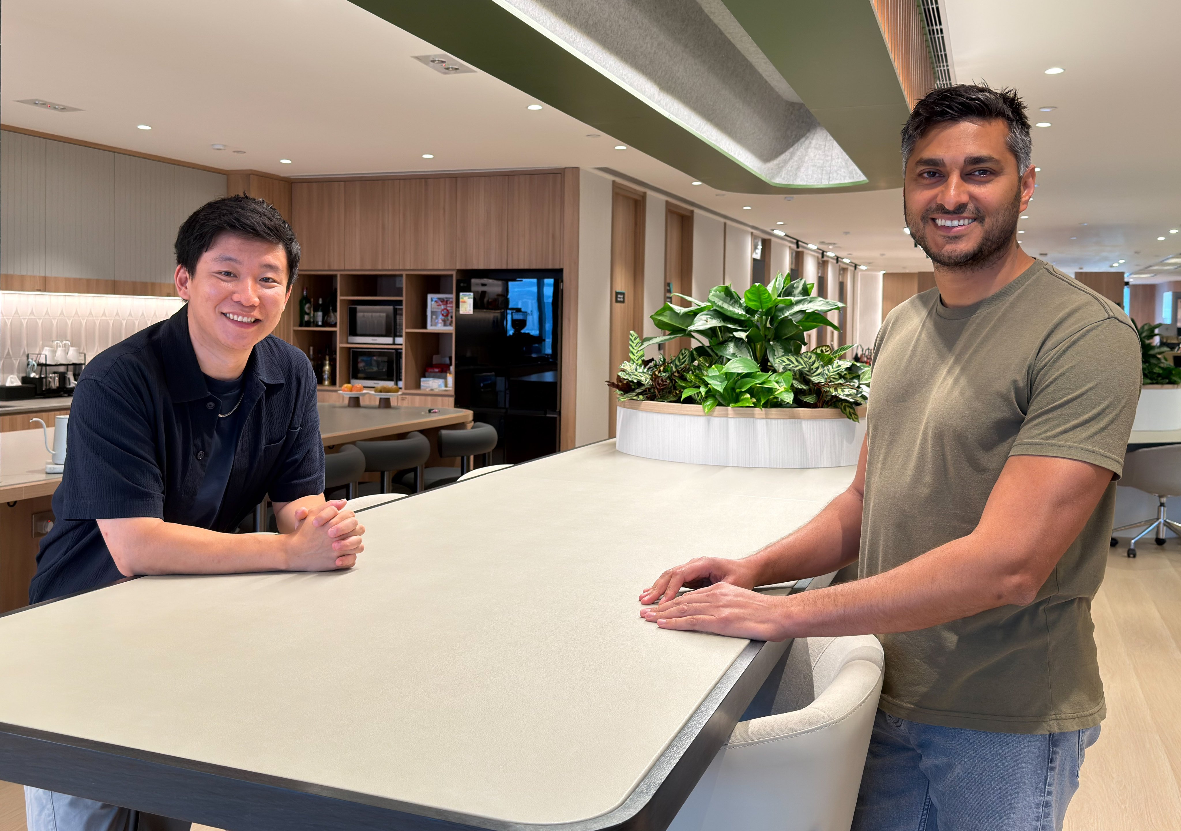 Daren Guo (L), co-founder at Reap, and Arjun Sethi, Co-CEO of Payward and Kraken. Photo: Handout