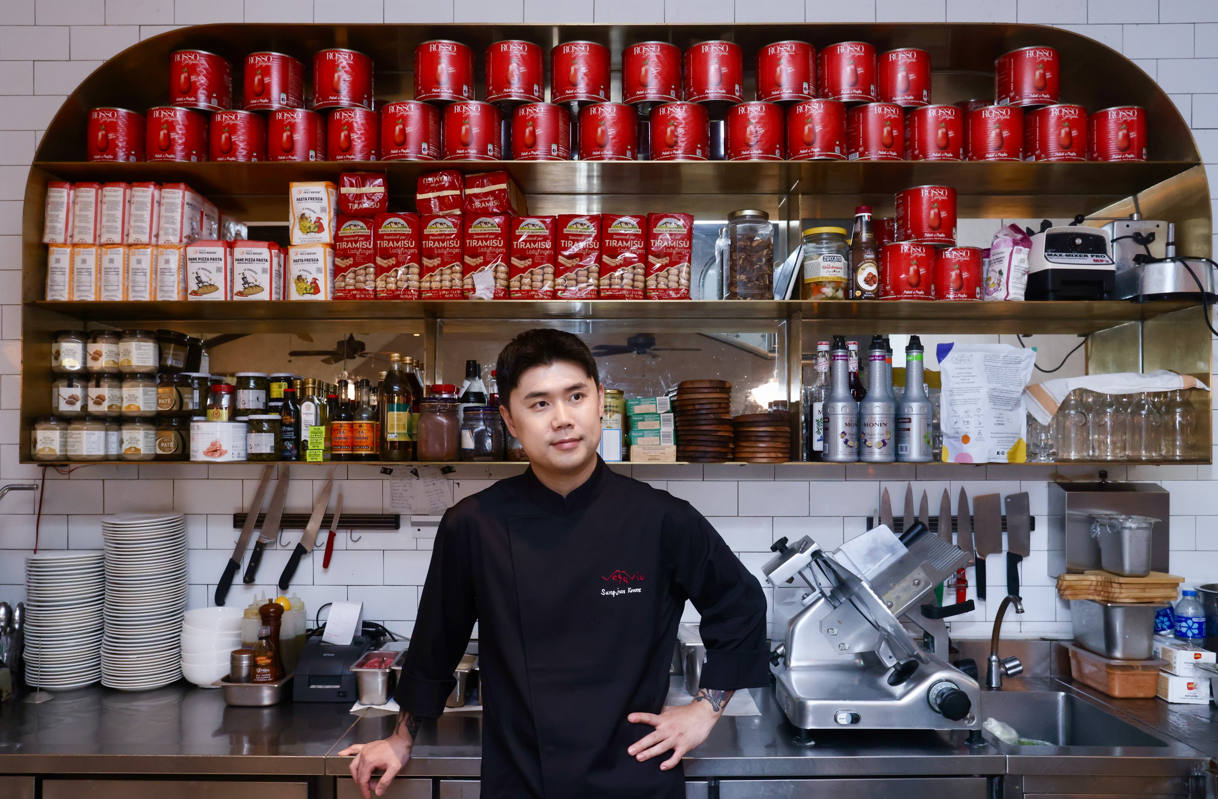 Chef Kwon Sung-jun, champion of Netflix’s Culinary Class Wars season one, at Pici in Central, Hong Kong. He talks about Hong Kong, being shy and why “every chef works and dies in the kitchen”. Photo: Jonathan Wong