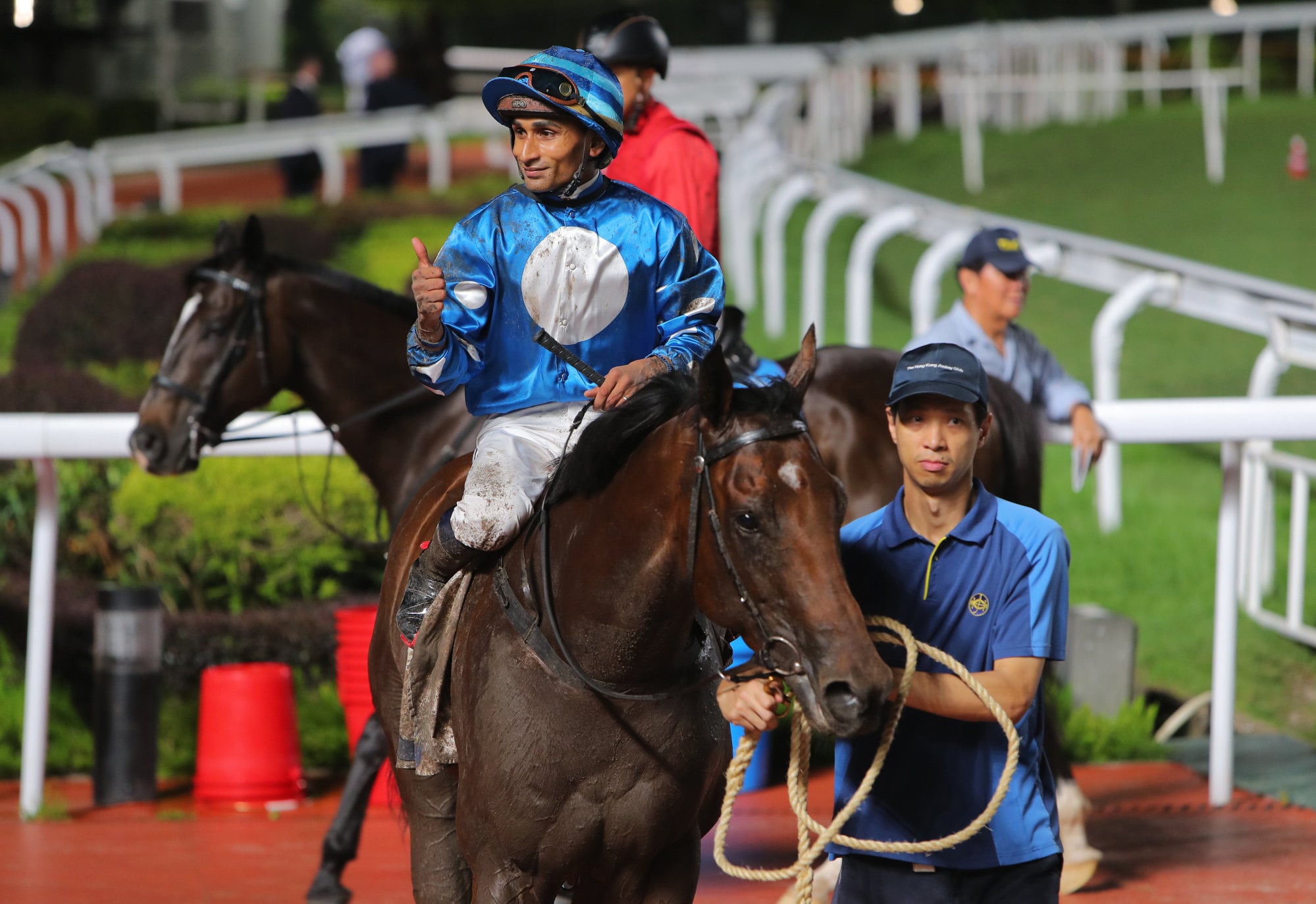 PI Legend returns with Karis Teetan aboard at Sha Tin. PI Legend returns with Karis Teetan aboard at Sha Tin.