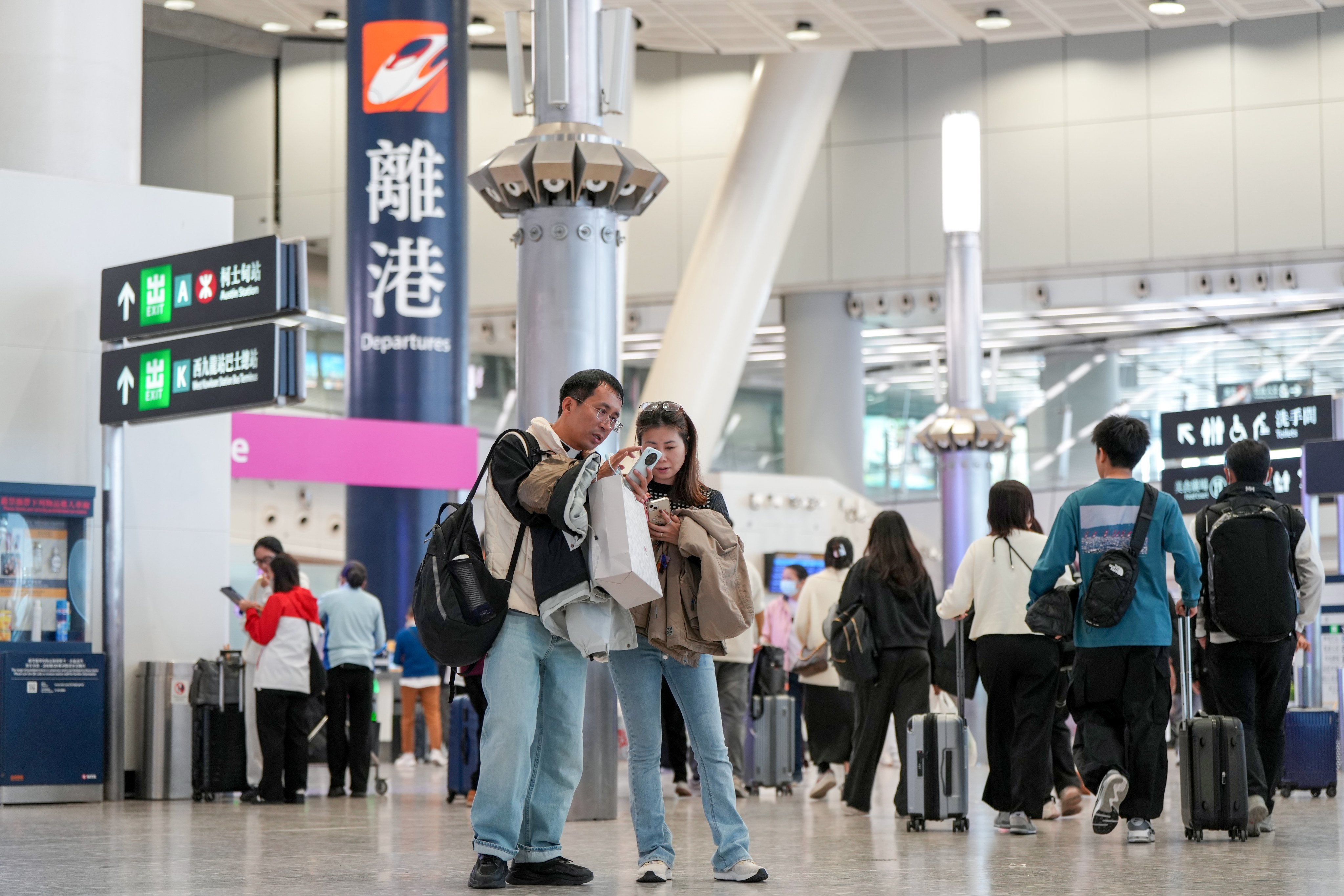 Travellers departing from the West Kowloon terminus can now reach 113 mainland destinations without transfers. Photo: Sam Tsang