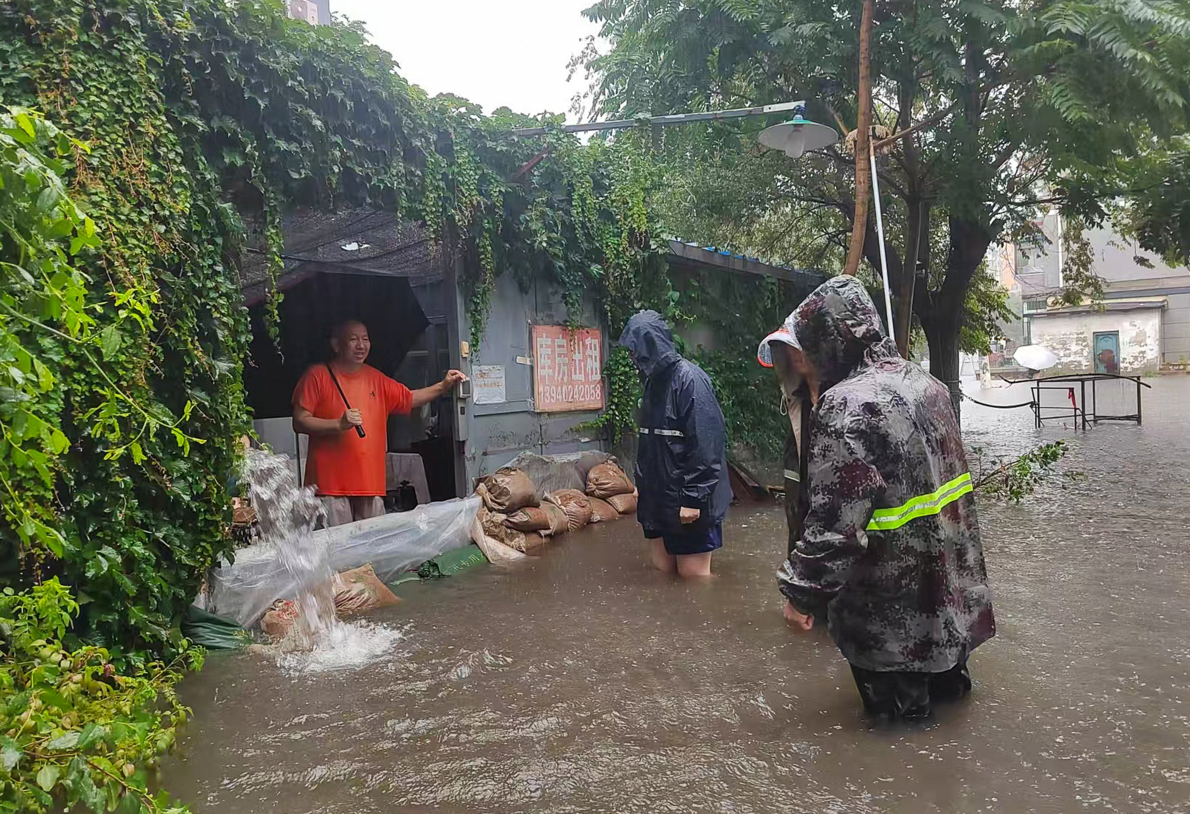 Liaoning province in northeast China is grappling with floods, with a weakened Typhoon Bavi continuing to cause havoc on Monday. Photo: Handout