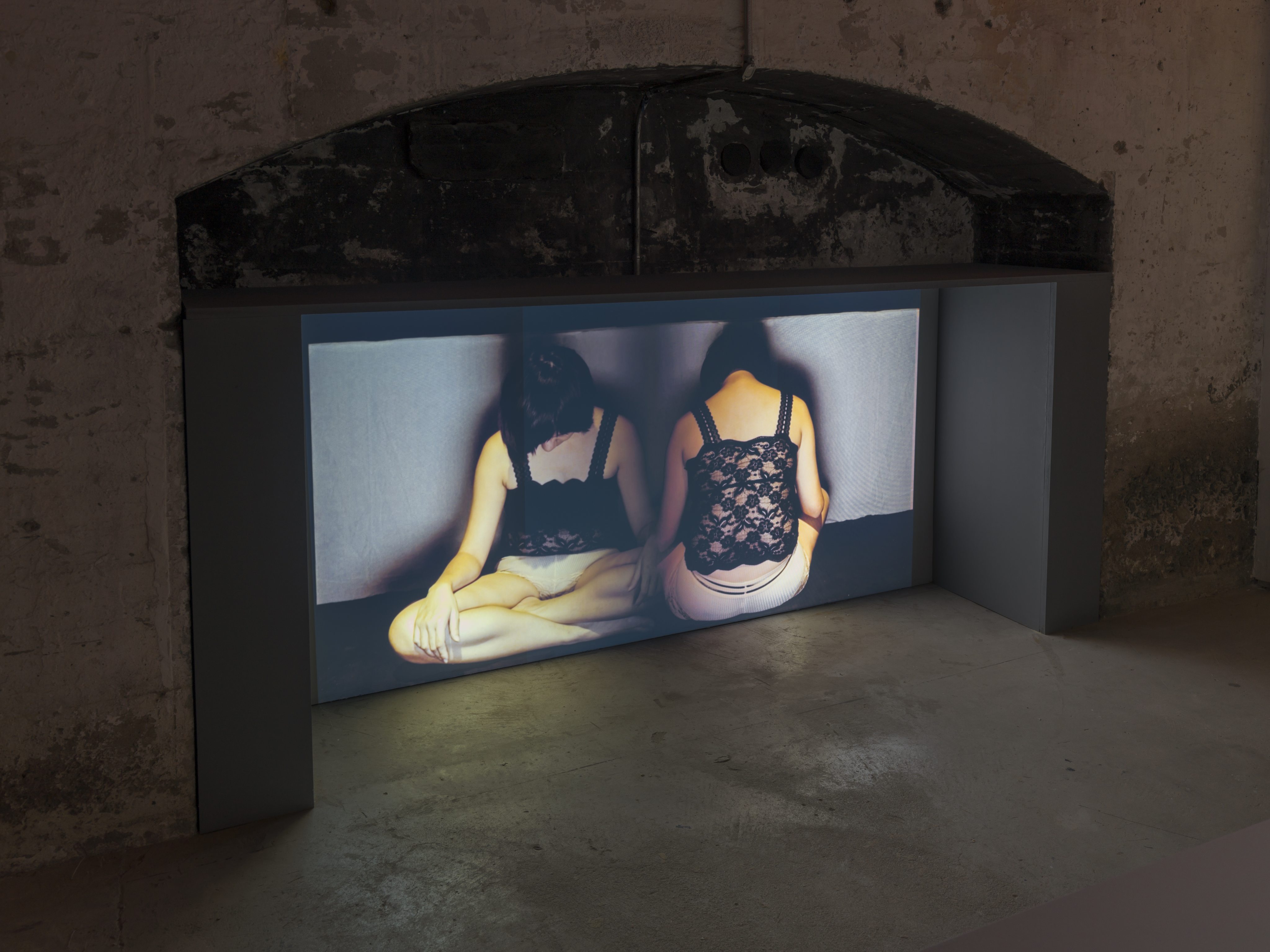 A still from Pledge: Bik Lai Chu (1993/2018), a work by Ellen Pau on view at New York’s SculptureCenter as part of her solo exhibition “She Moves”. Photo: Charles Benton