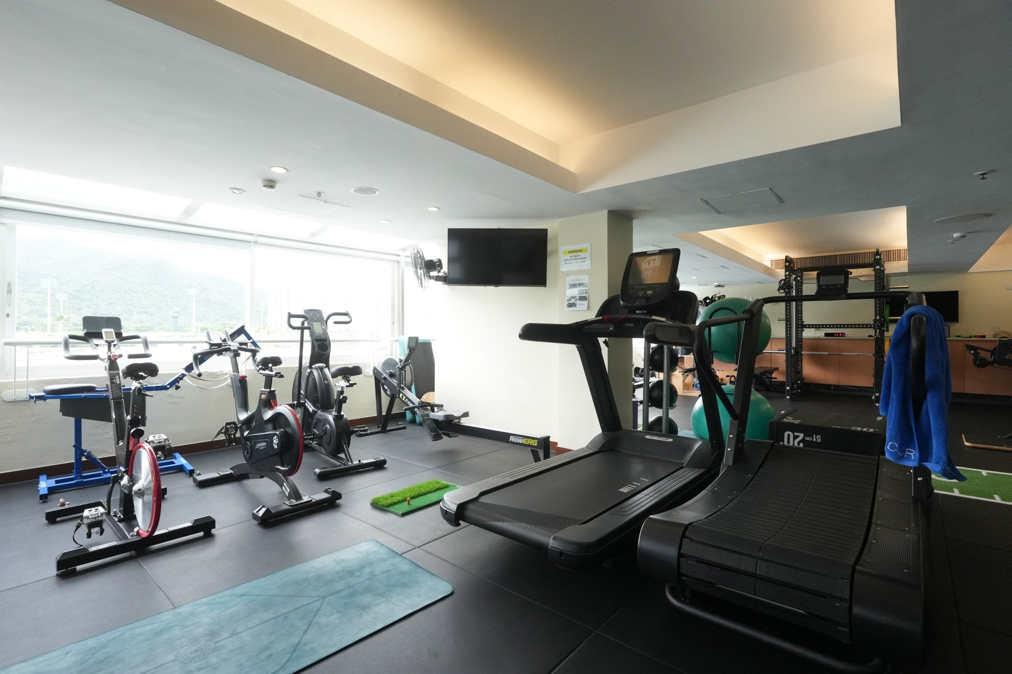 Facilities such as the gym provide top-tier support for elite jockeys. Photo: Sun Yeung Facilities such as the gym provide top-tier support for elite jockeys. Photo: Sun Yeung